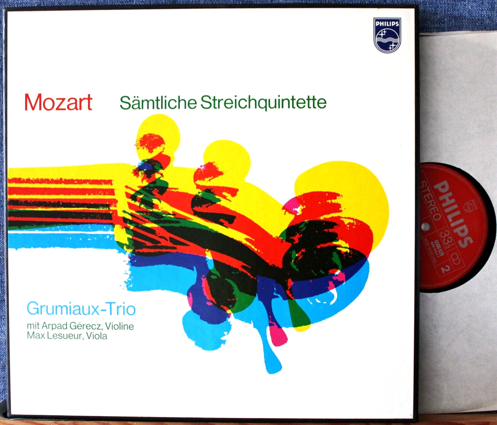 Grumiaux Trio etc Mozart (String quintets complete) Philips 6747 107 Box (3)