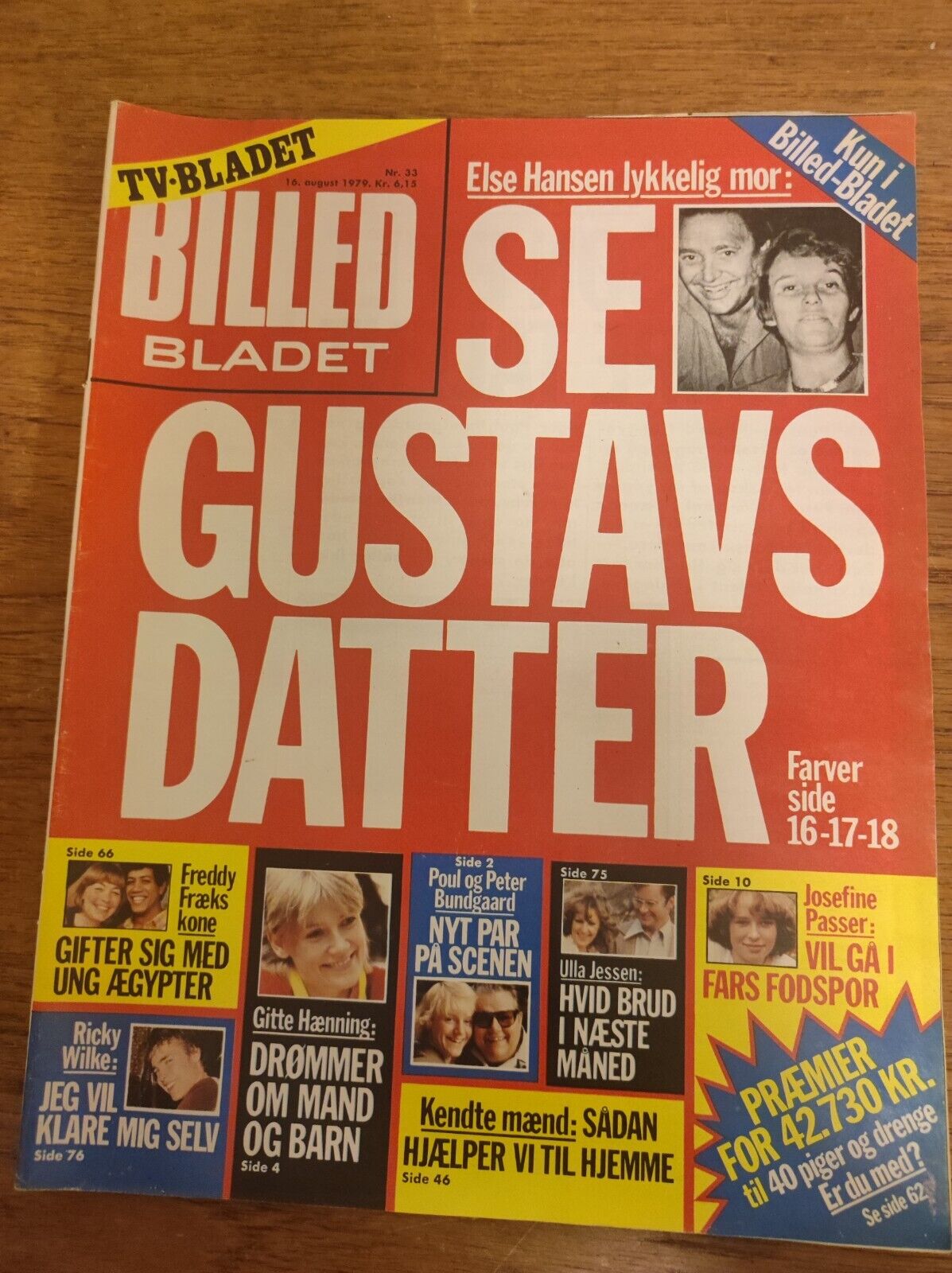 GITTE HENNING Danny Kaye EDDIE DAVIS Harry Edison 1979 Danish Magazine BB64