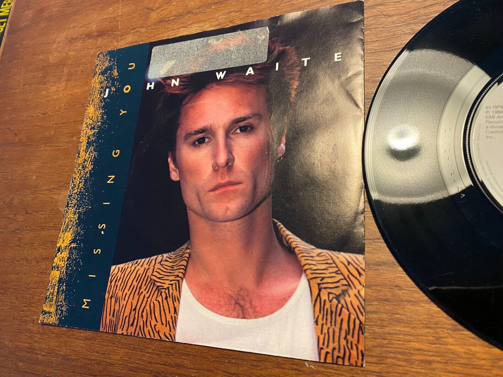 JOHN WAITE "MISSING YOU/FOR YOUR LOVE" 1984 EMI AMERICA RECORDS HOLLAND 1 PRESS