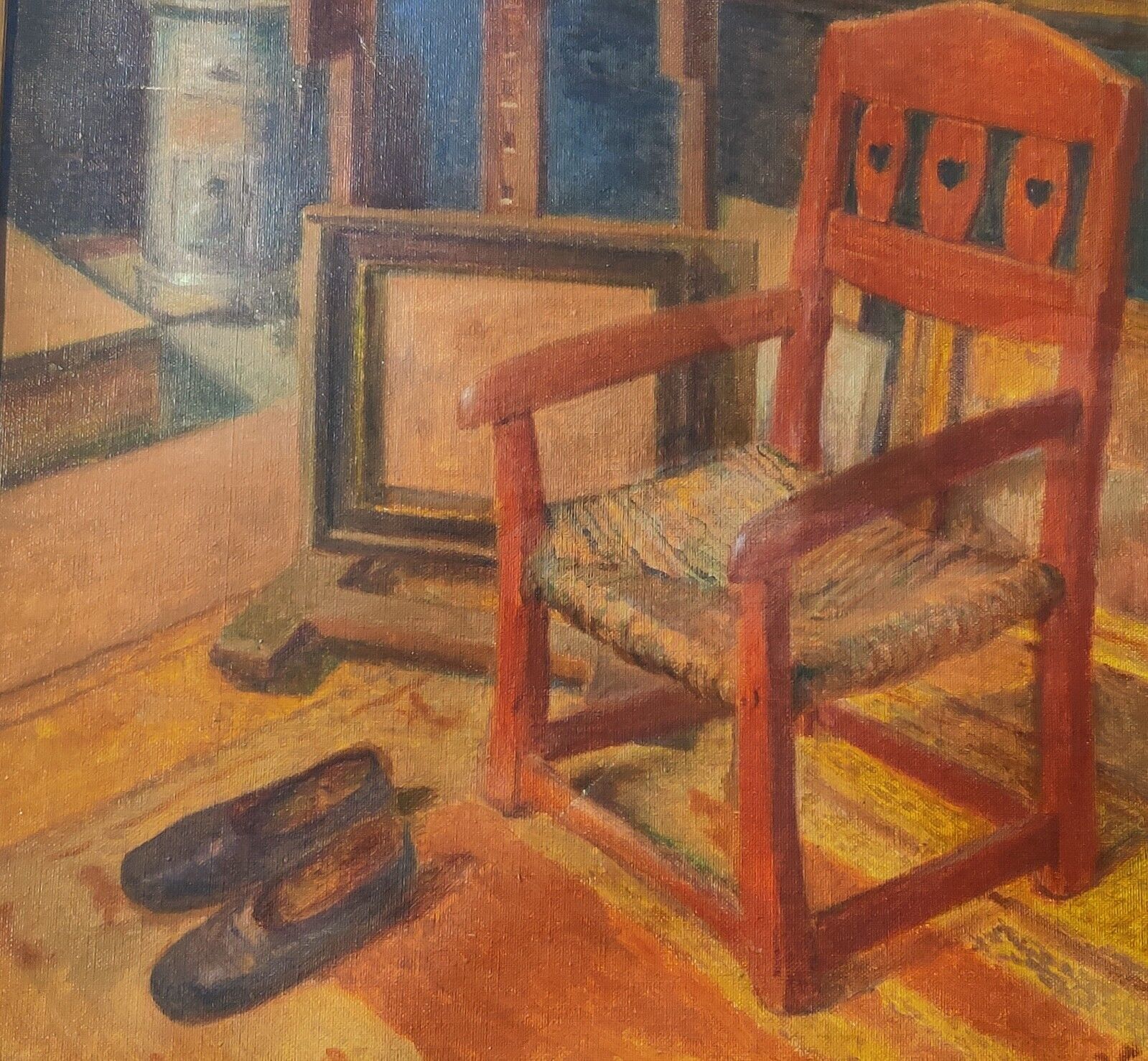 Victor Borregaard (1875-1939): SLIPPERS IN ARTIST'S ATELIER