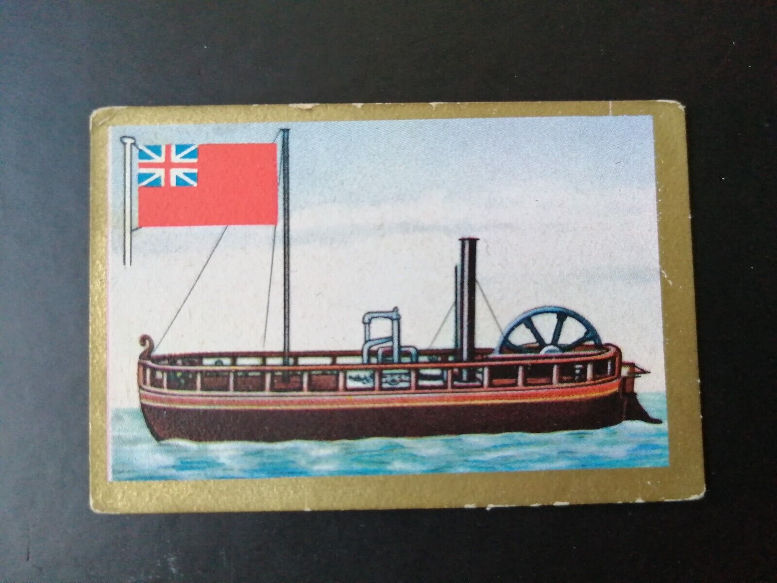 German SABA tobacco ship trading card 1931-33No 20 " Charlotte Dundas" England