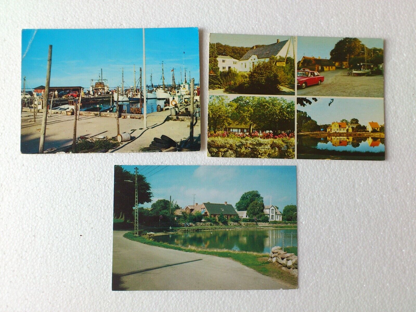 Vintage Postcard Denmark Agersø  3 postcards Unposted