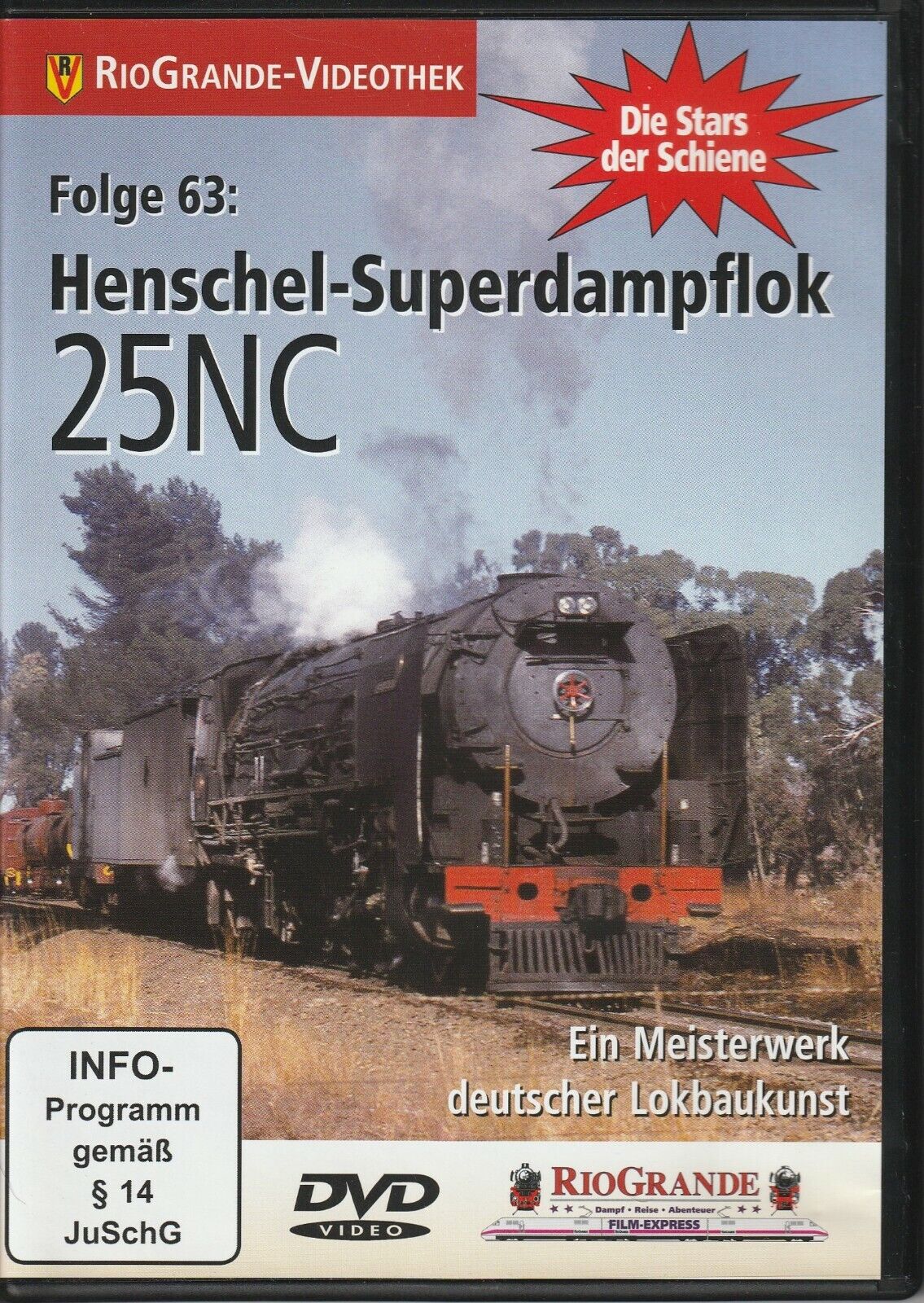 The Stars of Rail 63: Henschel Super Steam Locomotive 25NC | Steam Locomotive Railway DVD