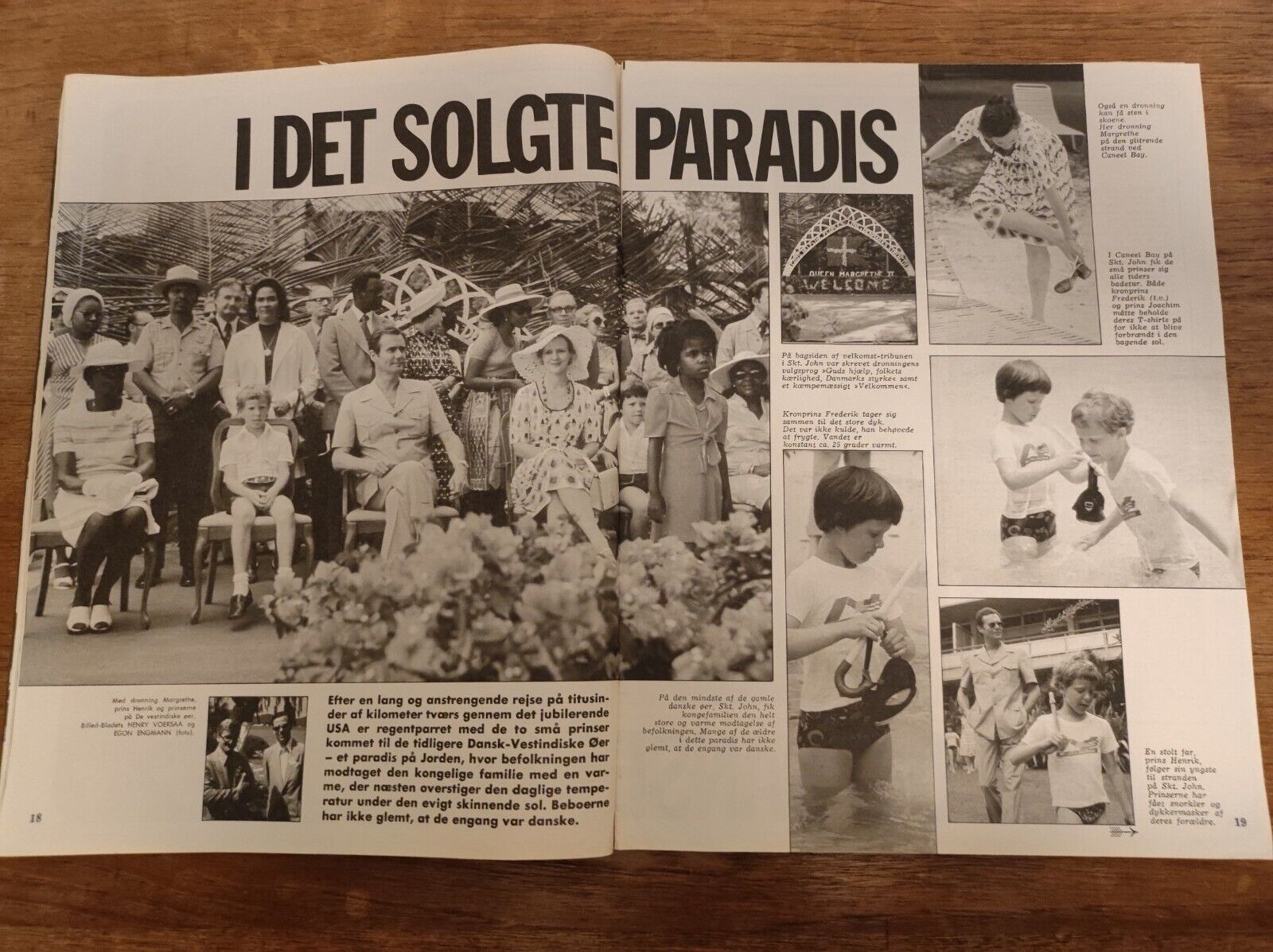 GITTE HENNING Queen Margrethe LIZ TAYLOR SILVIA Patti 1976 Danish Magazine BB10