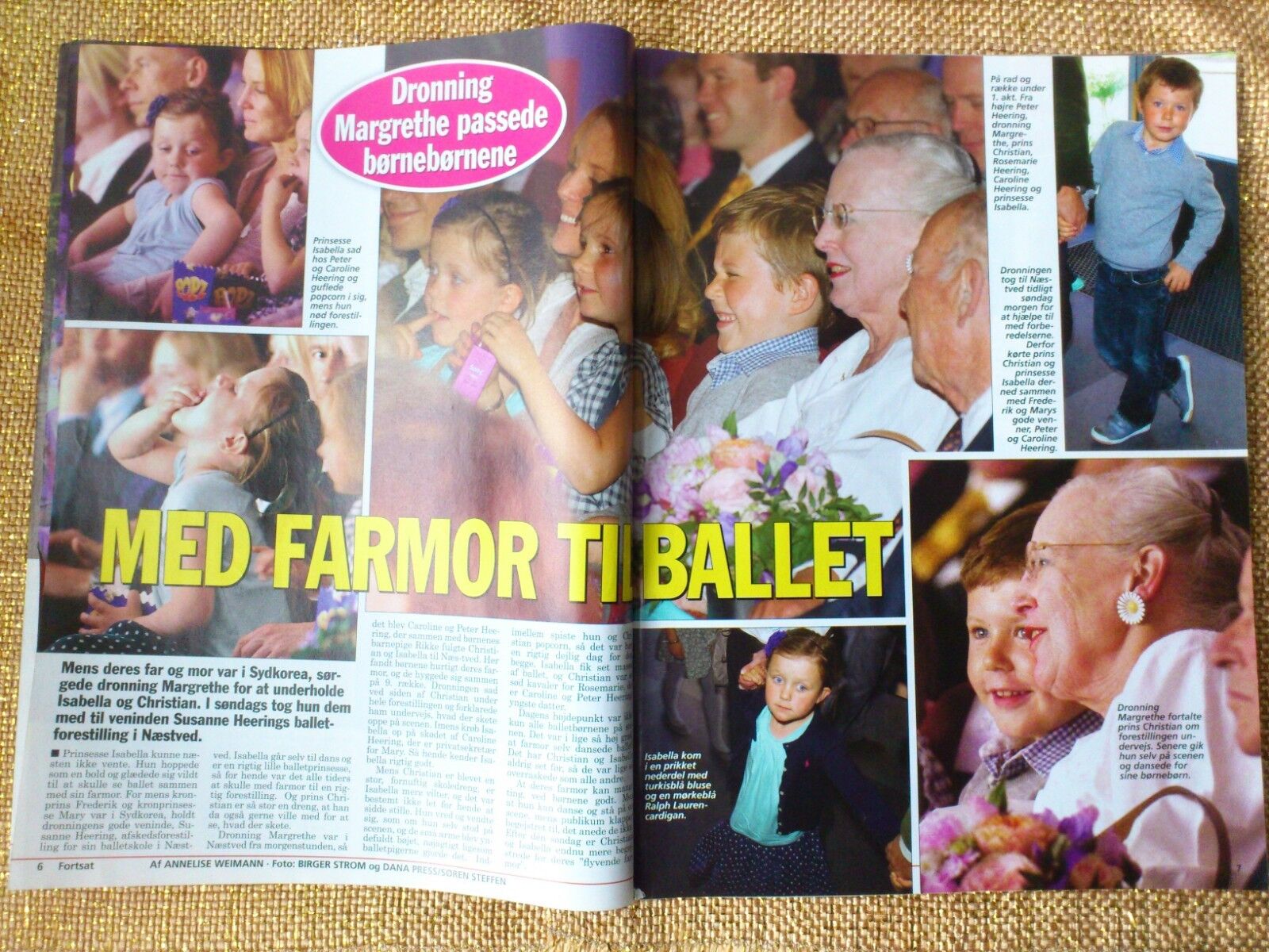 Danish magazine "Billed Bladet" Royals/Film/Tv stars No 20/2012