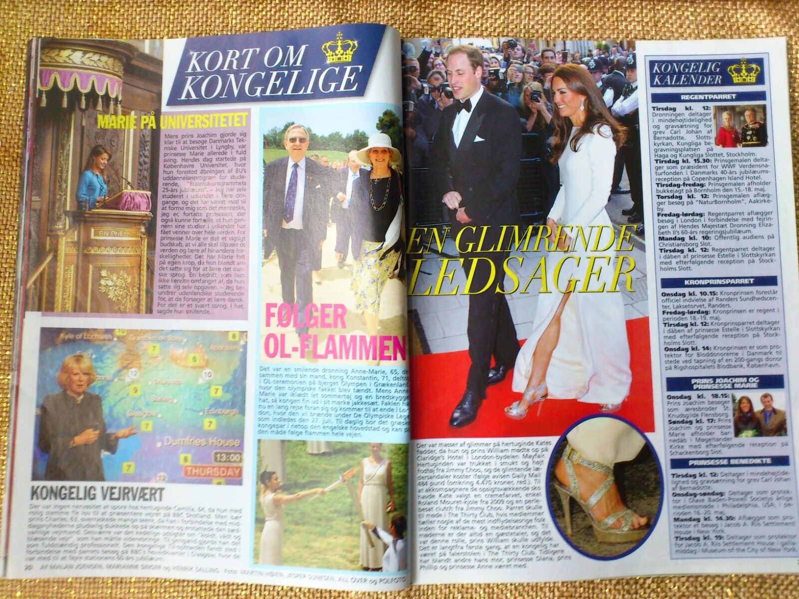 Danish magazine "Billed Bladet" Royals/Film/Tv stars No 20/2012