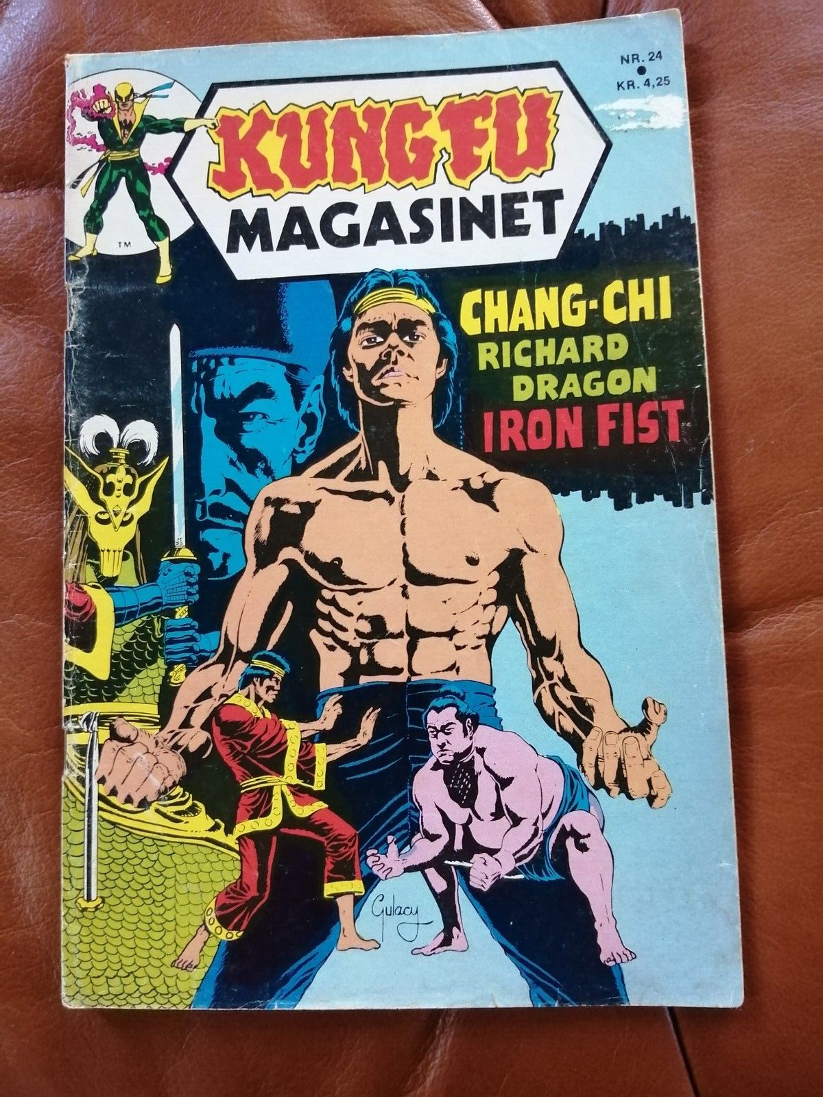 Danish comic magazineKUNG-FU no 24  1970s