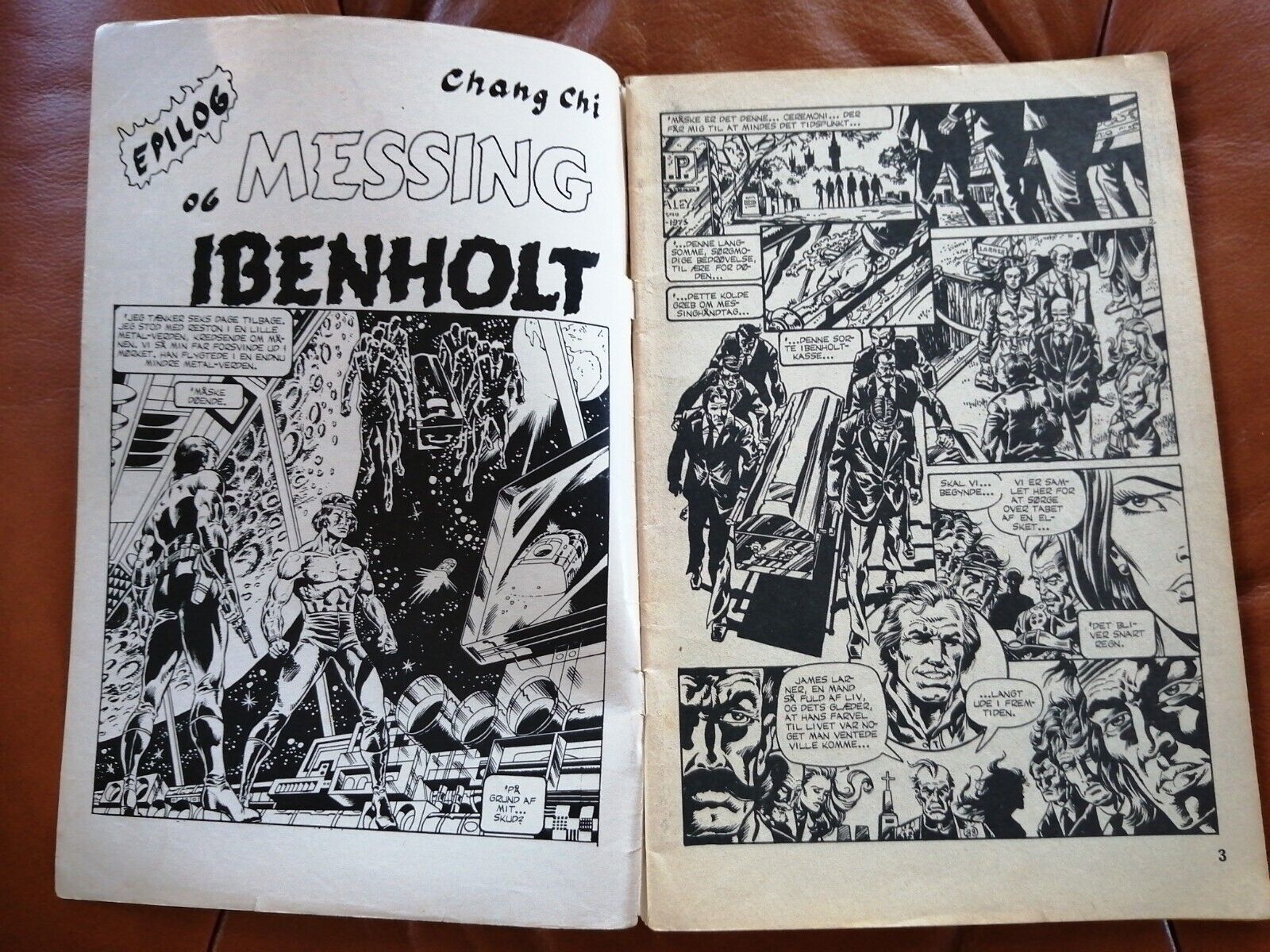 Danish comic magazineKUNG-FU no 24  1970s