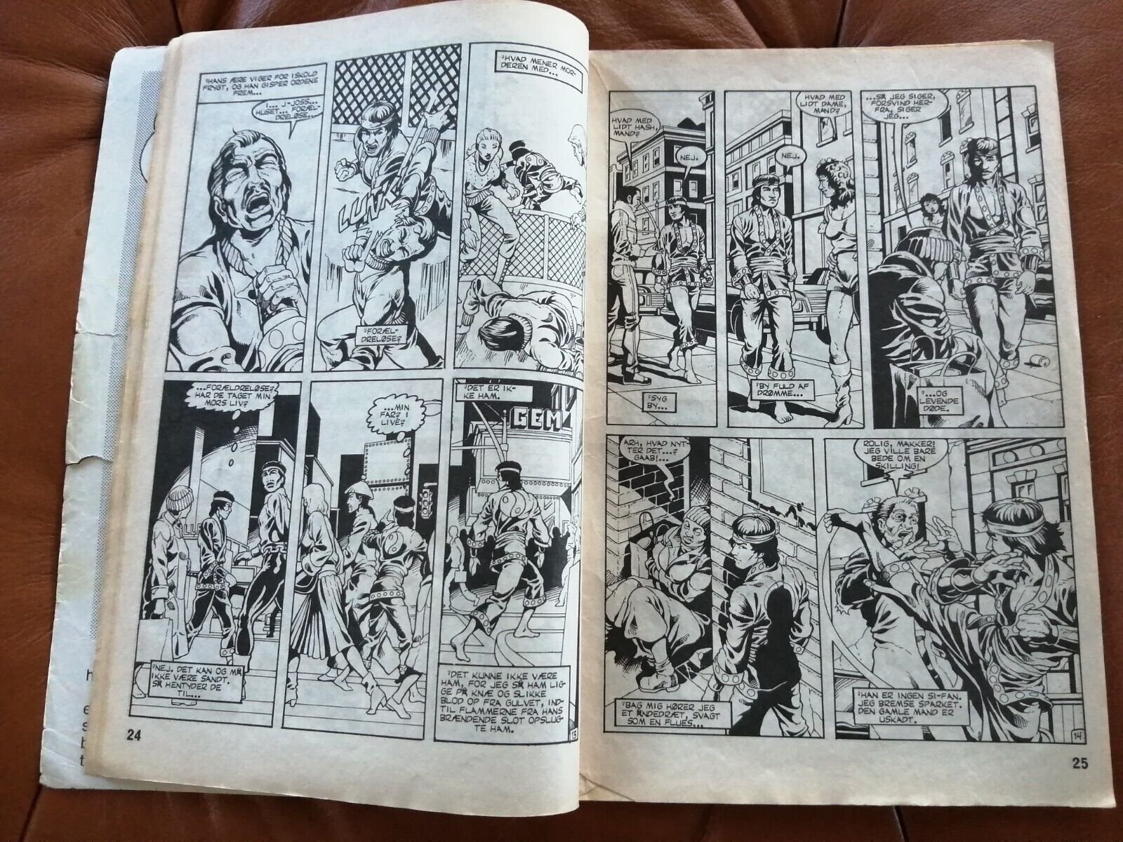 Danish comic magazineKUNG-FU no 89 1984