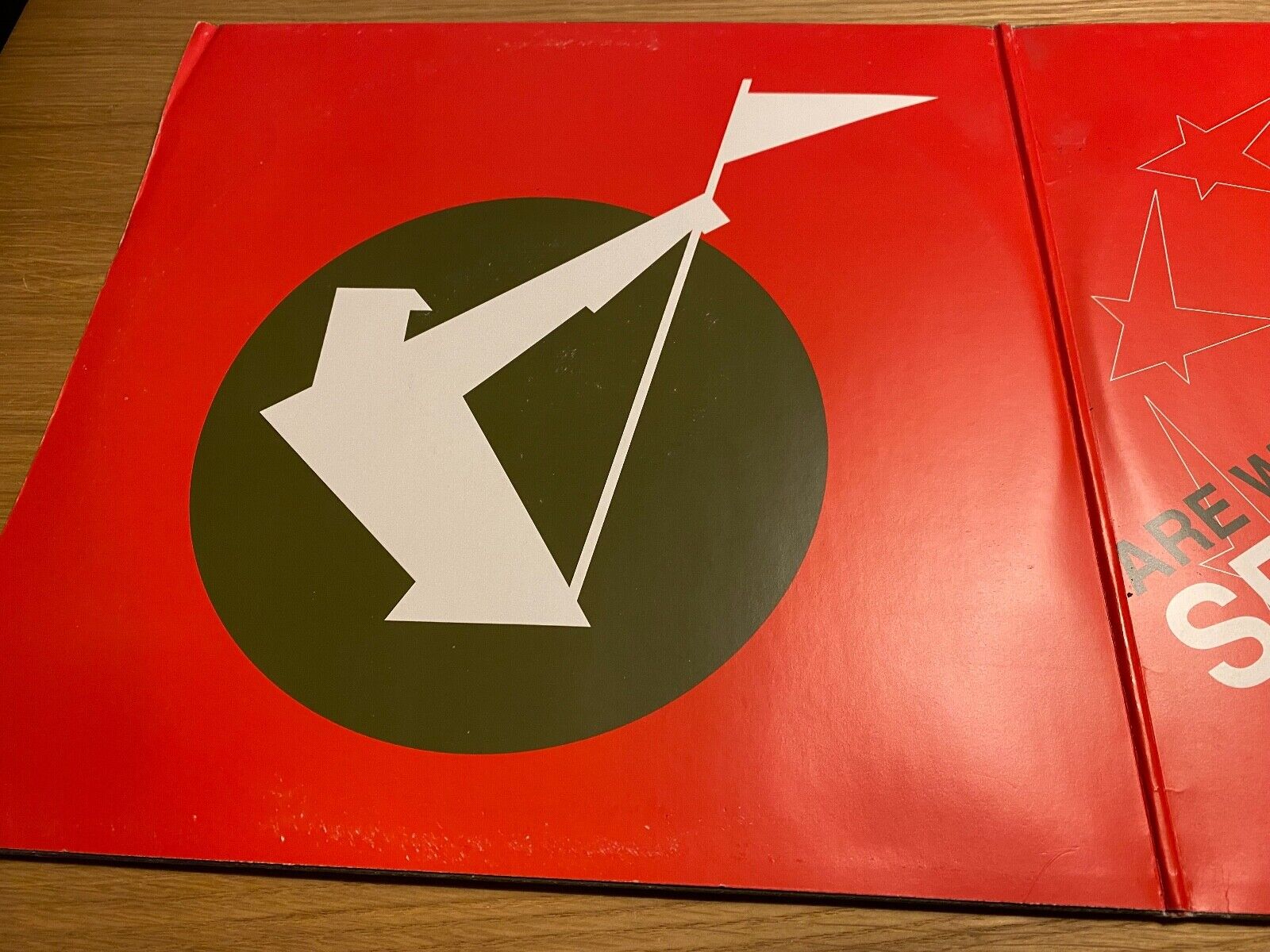 FRANKIE GOES TO HOLLYWOOD "TWO TRIBES"  PROMOTIONAL PRESS GATEFOLDED COVER 2XLPS