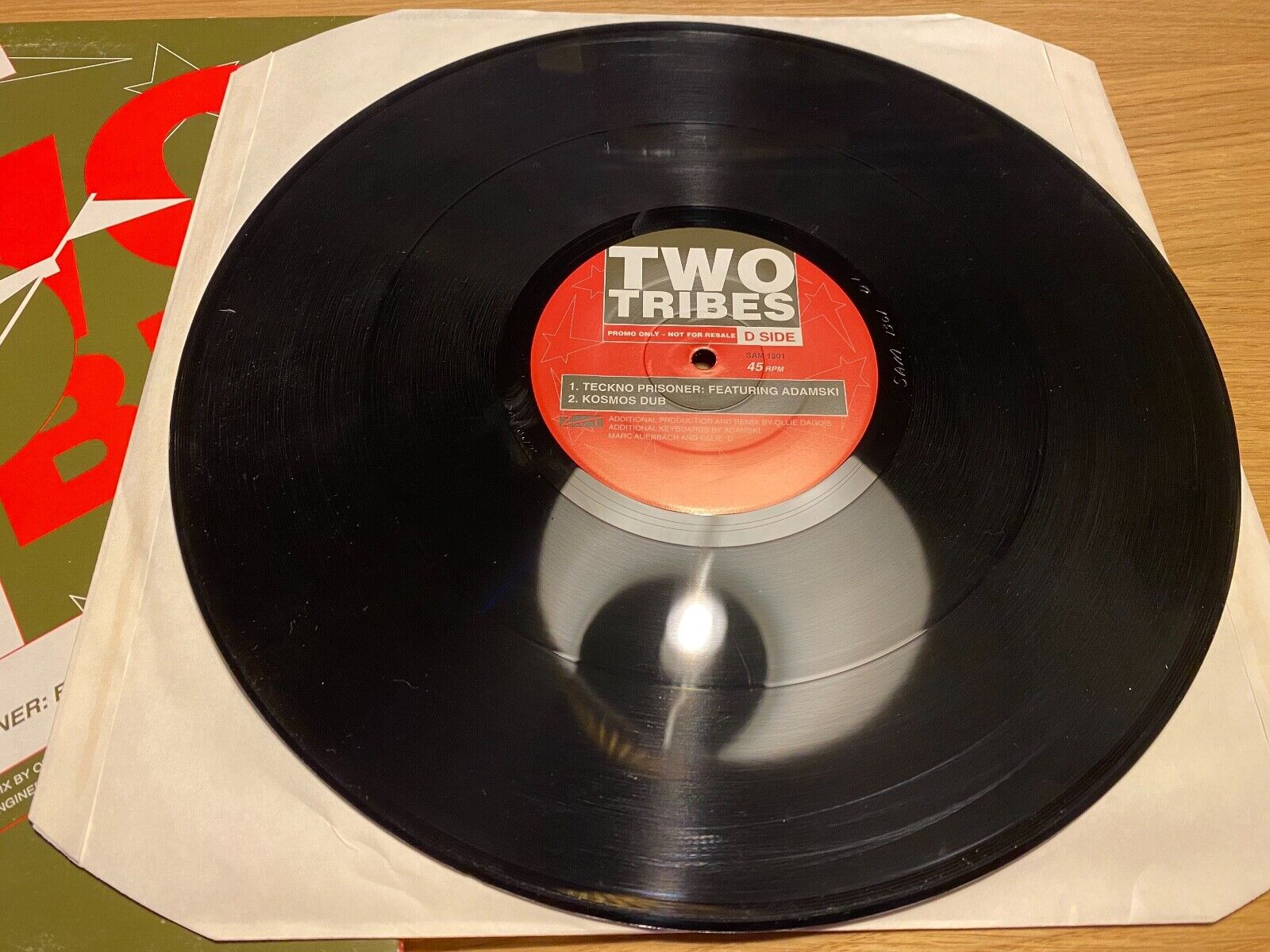 FRANKIE GOES TO HOLLYWOOD "TWO TRIBES"  PROMOTIONAL PRESS GATEFOLDED COVER 2XLPS