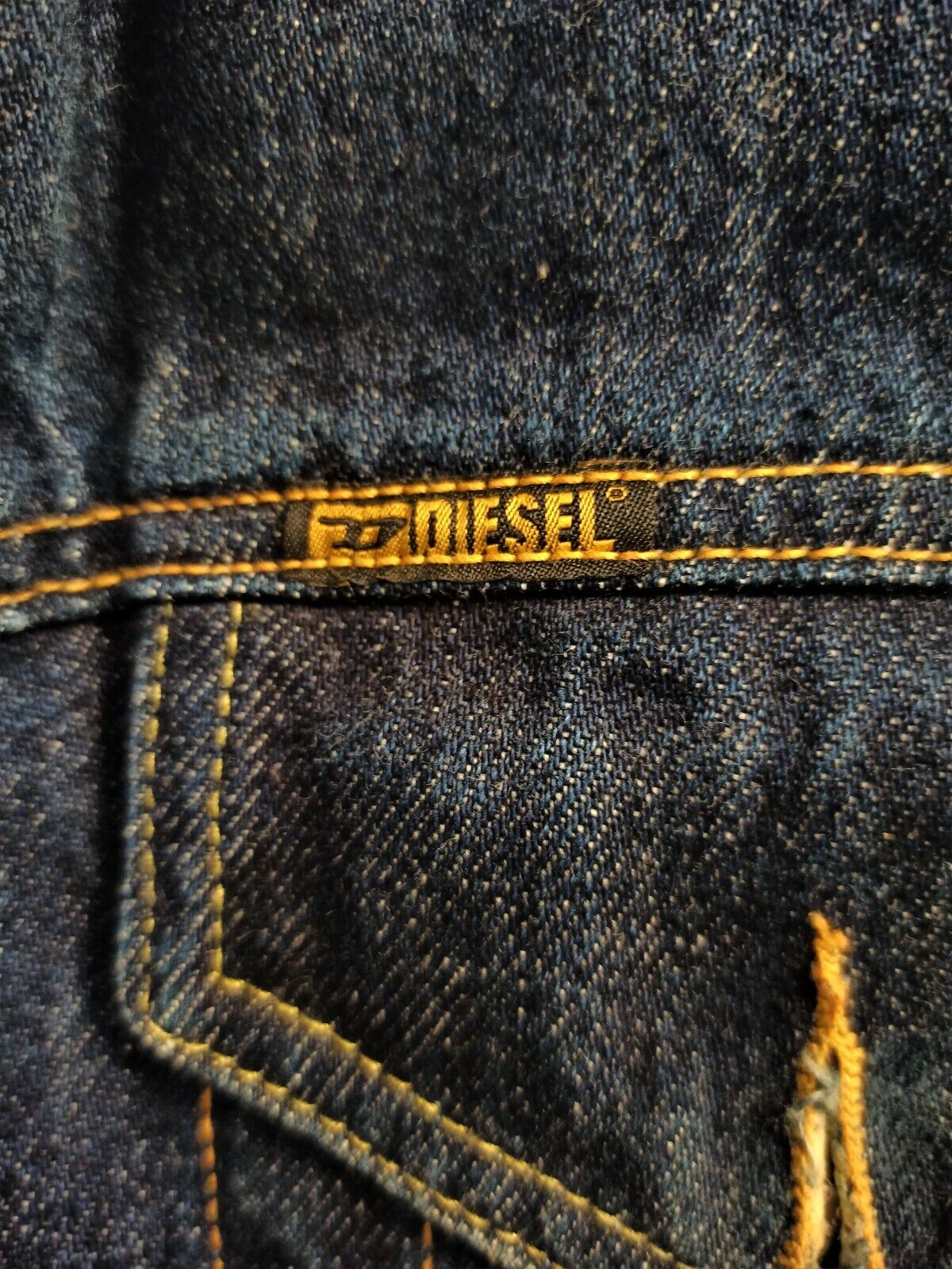 Diesel Denim Jacket | Dark Blue | Medium | *SEE MEASUREMENTS*