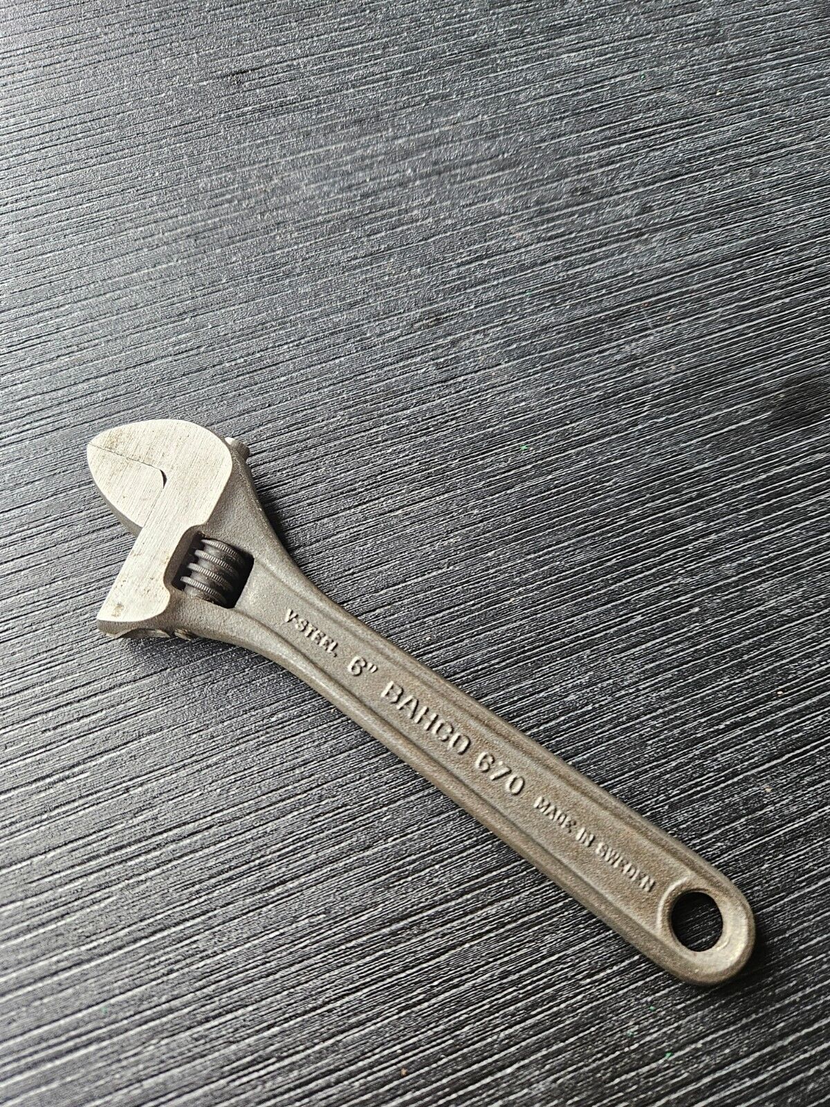 Rare Vintage 6" Bahco 670 adjustable wrench