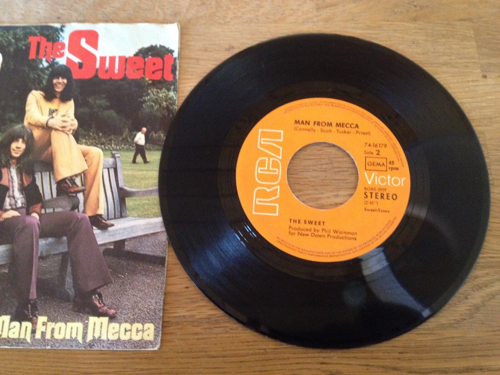 THE SWEET "LITTLE WILLY/MAN FROM MECCA" WEST GERMAN PRESSED SINGLE RCA VICTOR***