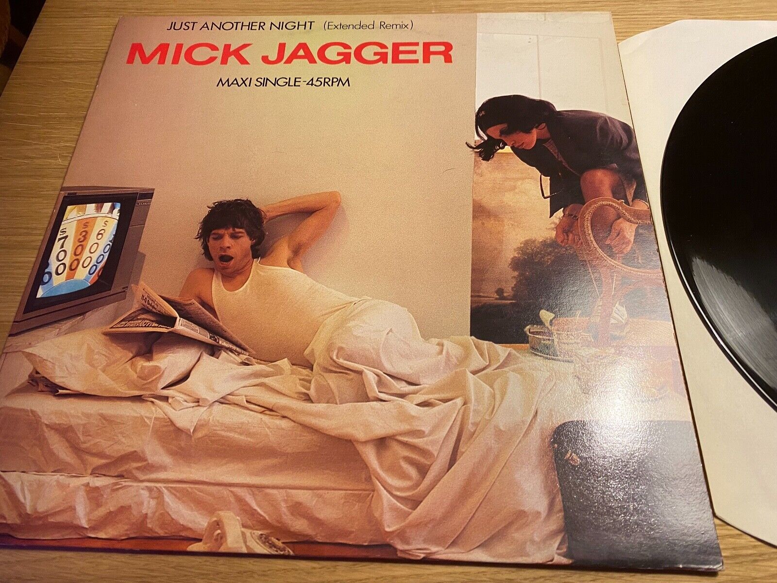 MICK JAGGER "JUST ANOTHER NIGHT" 1985 12" VINYL MAXI SINGLE CBS RECORDS DUTCH 12