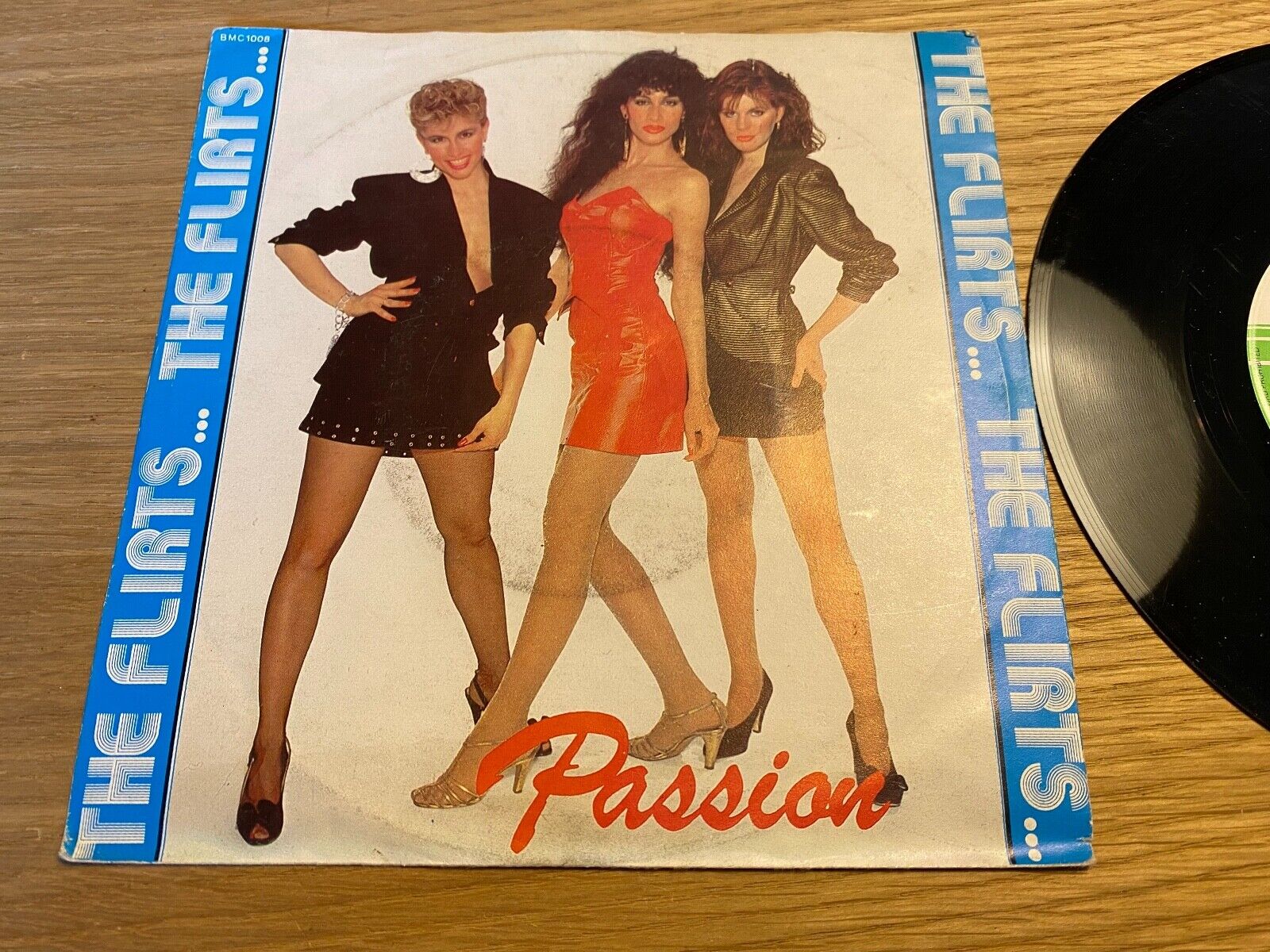 THE FLIRTS "PASSION / CALLING ALL BOYS" 1980S SABAM 7 VINYL SINGLE BOBBY ORLANDO