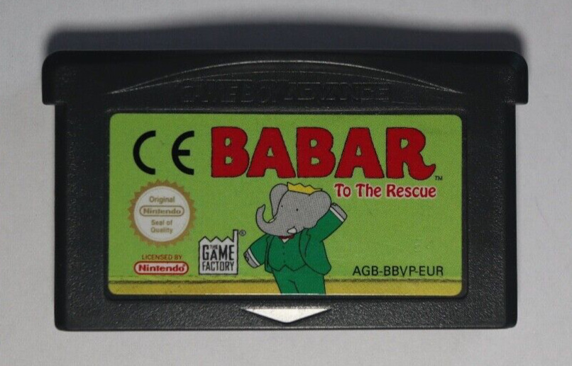 Babar to the Rescue Nintendo Game Boy Advance AGB-BBVP-EUR Cartridge only