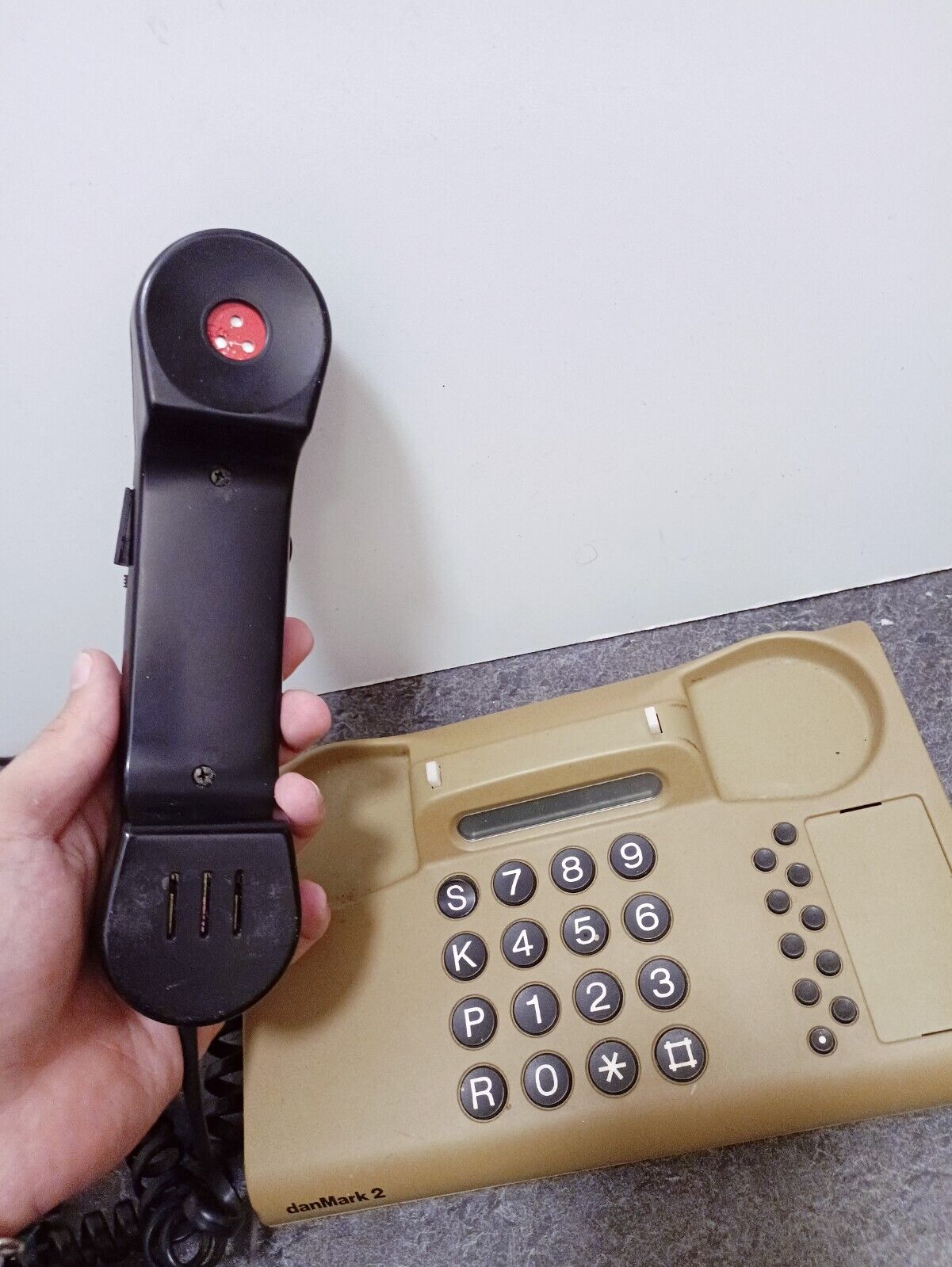 DanMark 2 Retro Danish Design Vintage Mustard Yellow Phone