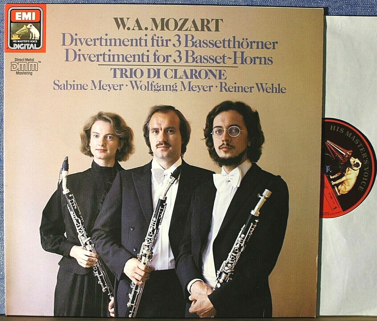 Trio di clarone Mozart (Divertimenti) EMI 27 0281 dig NM