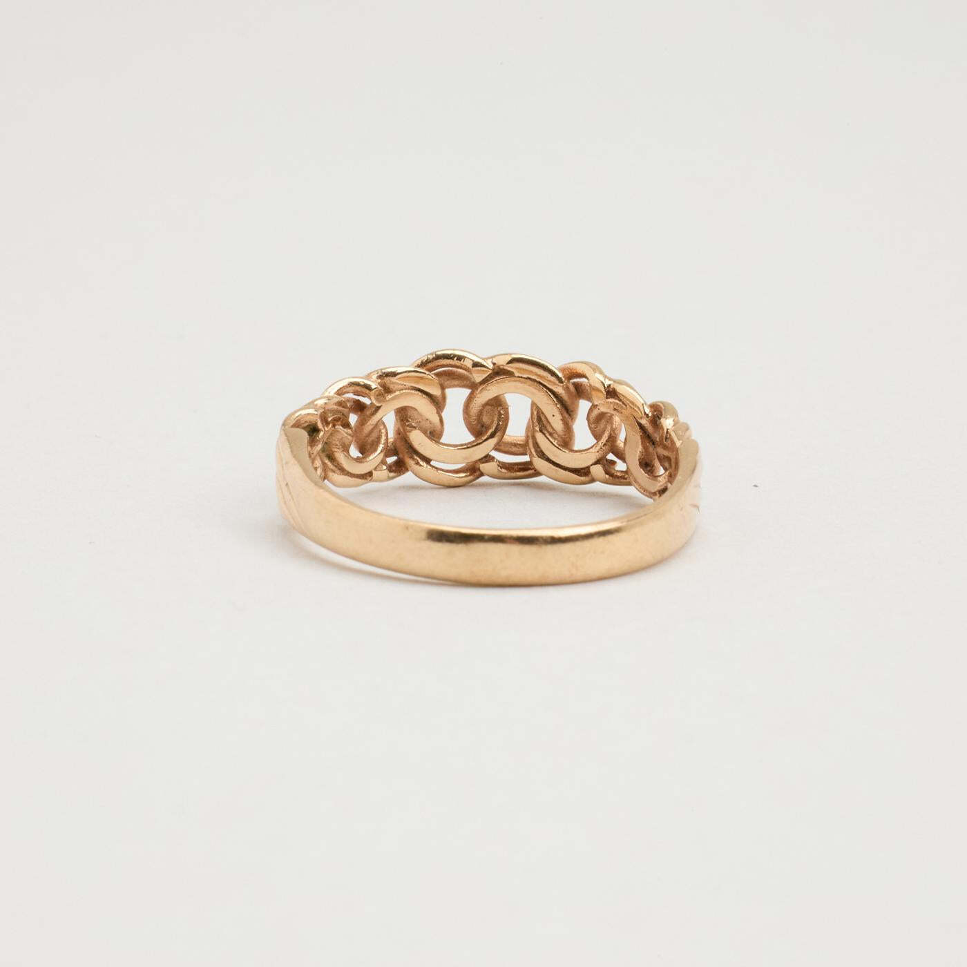 Bismarck Ring in 8K Gold size 5¼ | Real Genuine Gold | Fine Jewelry