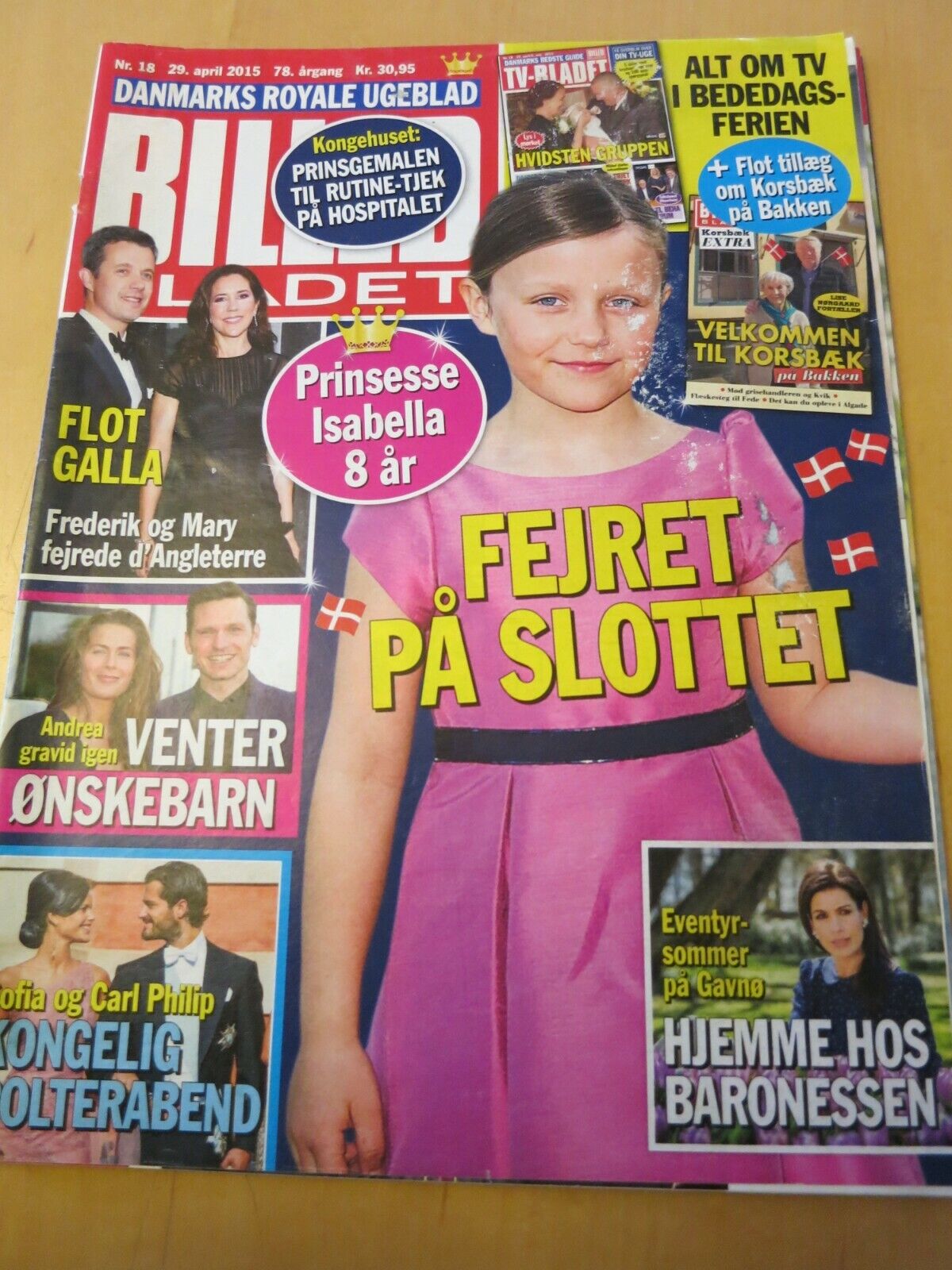 Royal Magazine Princess ISABELLA Mary MARIE Nikolaj Coster-Waldau SILVIA AB22