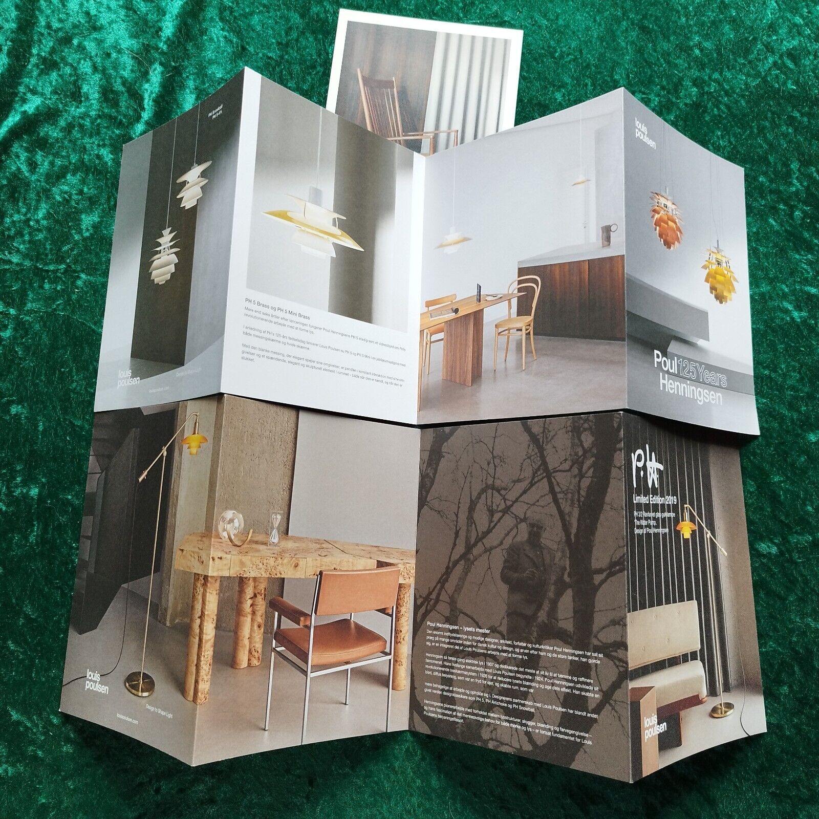 PH Poul Henningsen Danish Designer pamphlets and advertising2019