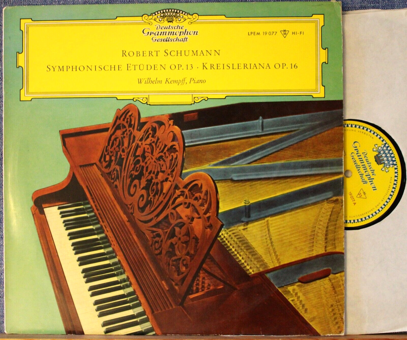 Kempff Schumann (Kreisleriana; Etudes symphoniques) DGG 19 077 NM