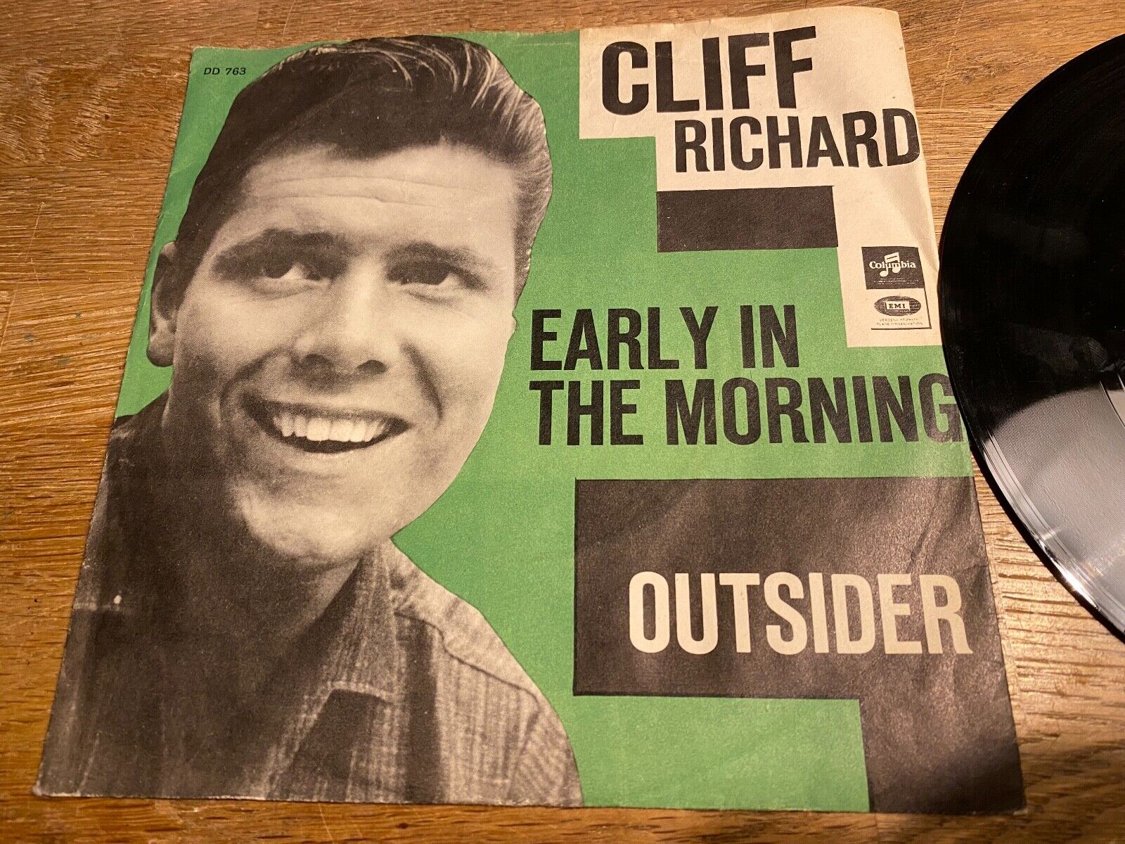 CLIFF RICHARD "EARLY IN THE MORNING/OUTSIDER" 1964 COLUMBIA EMI RECORDS DENMARK*