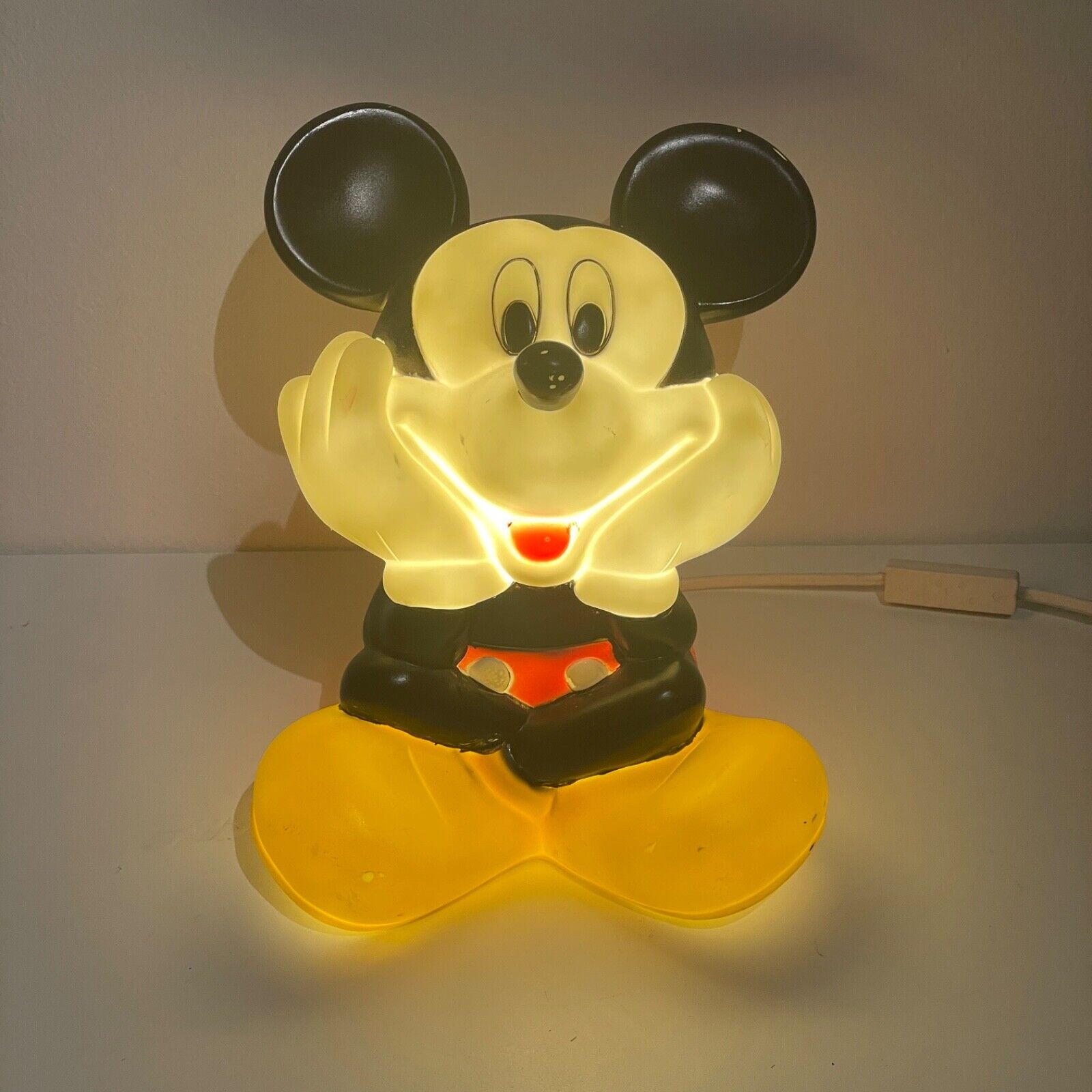 vintage mickey mouse table lamp