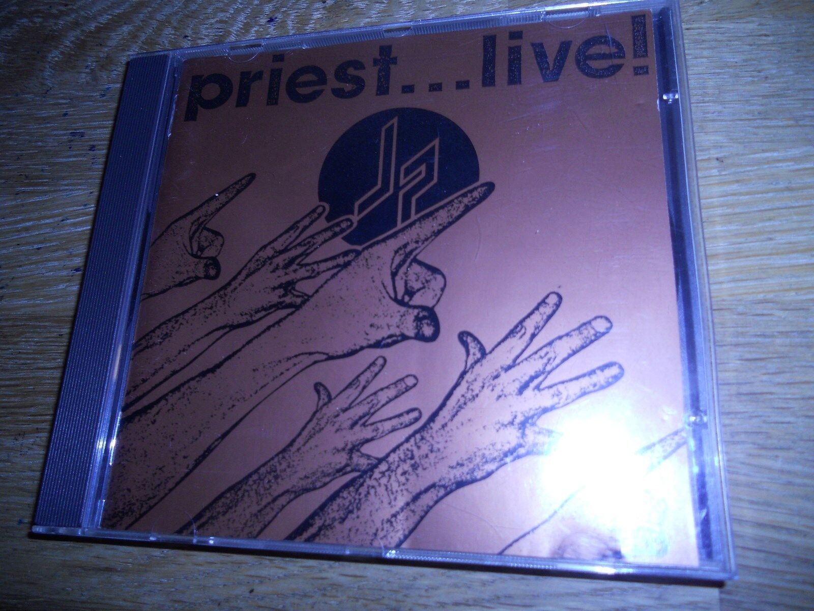 JUDAS PRIEST "PRIESTLIVE" 1987 CD ALBUM LIVE RECORDING 16 LIVE TRACKS CBS OOP