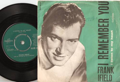 FRANK IFIELD I REMEMBER YOU DANISH PS+45 1962