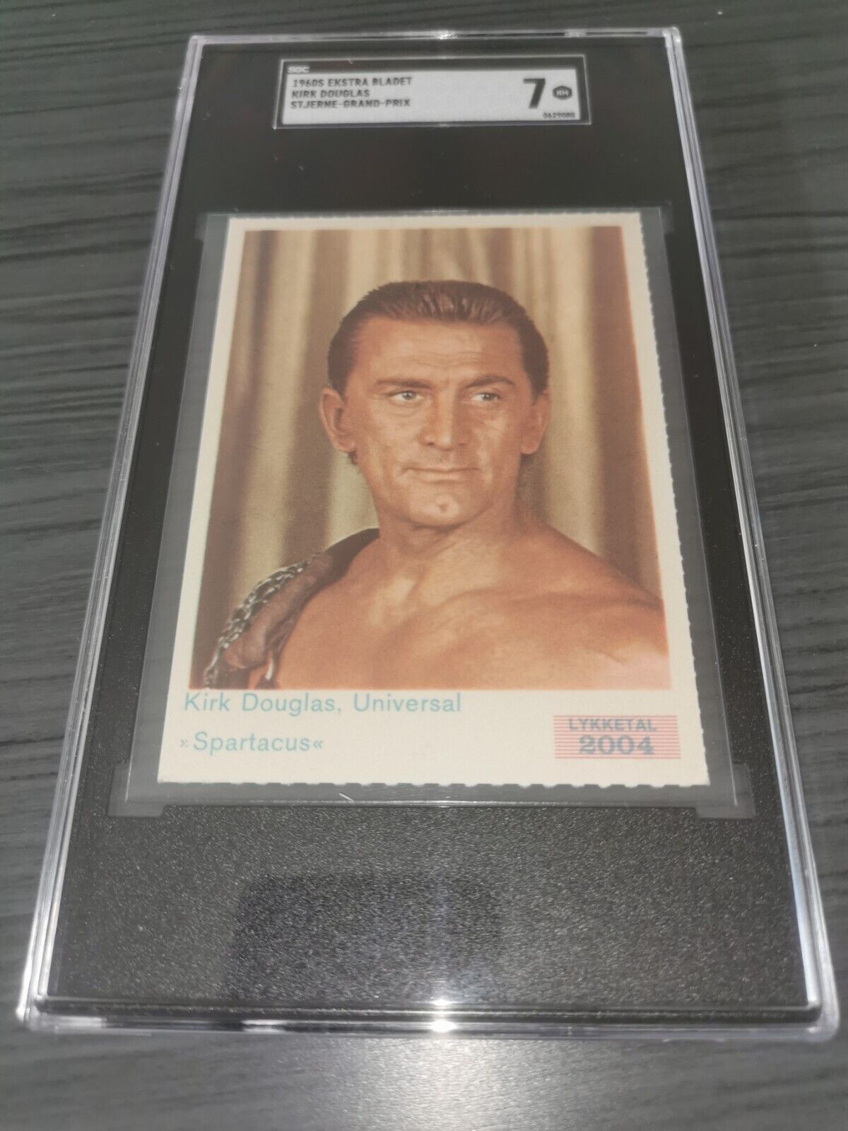 Kirk Douglas Spartacus 1960 Ekstra Bladet Stjerne Grand Prix Card SGC 7 POP 1