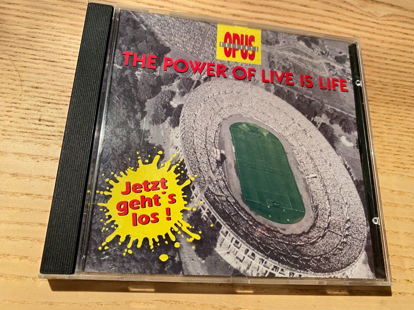 OPUS "THE POWER OF LIVE IS LIFE"  1994 DINO RECORDS 4 REMIXED CD SINGLE AUSTRIA*