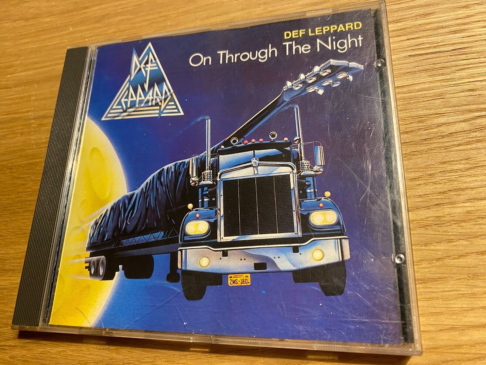 DEF LEPPARDS "ON THROUGH THE NIGHT" 1986 AAD CD ALBUM 11 TRACK MERCURY RECORDS**