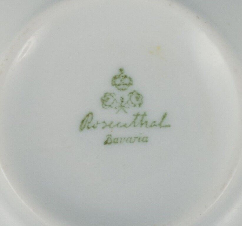 Rosenthal a tea service for ten people  Consisting of ten teacups with saucers