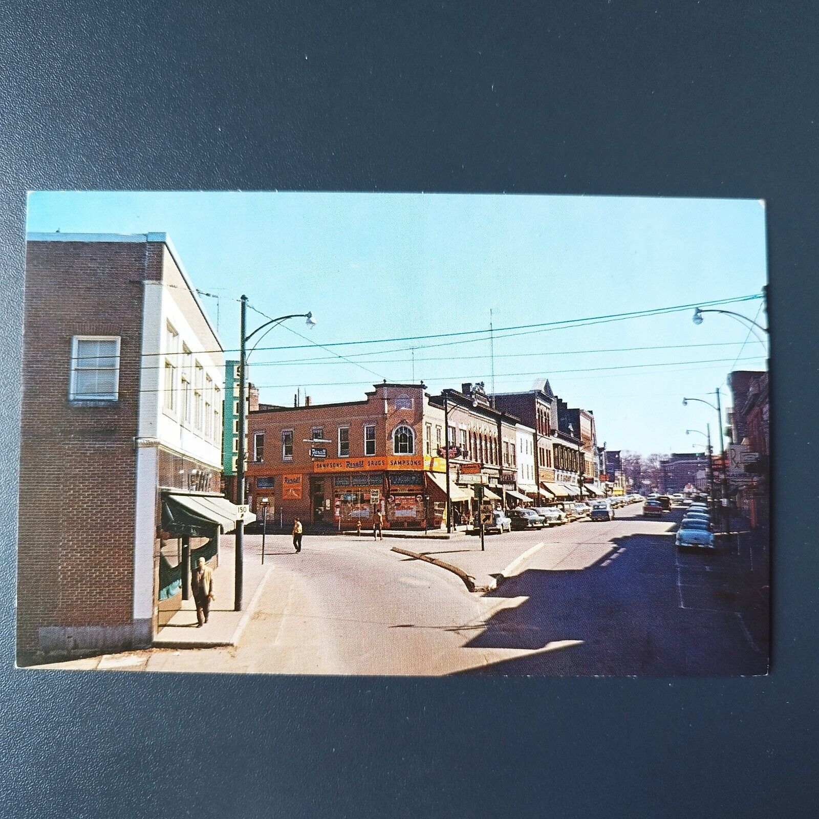 Maine Skowhegan Main Street The main business area