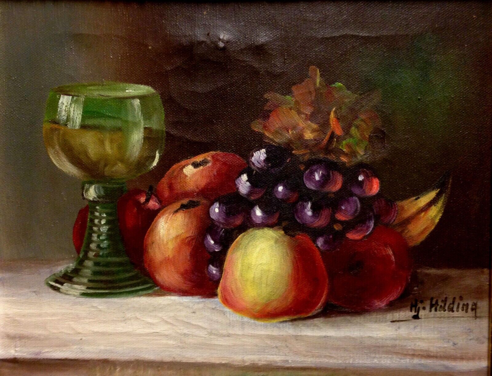 Martin Hjalmar Andersen (1892-?): STILL LIFE WITH FRUIT