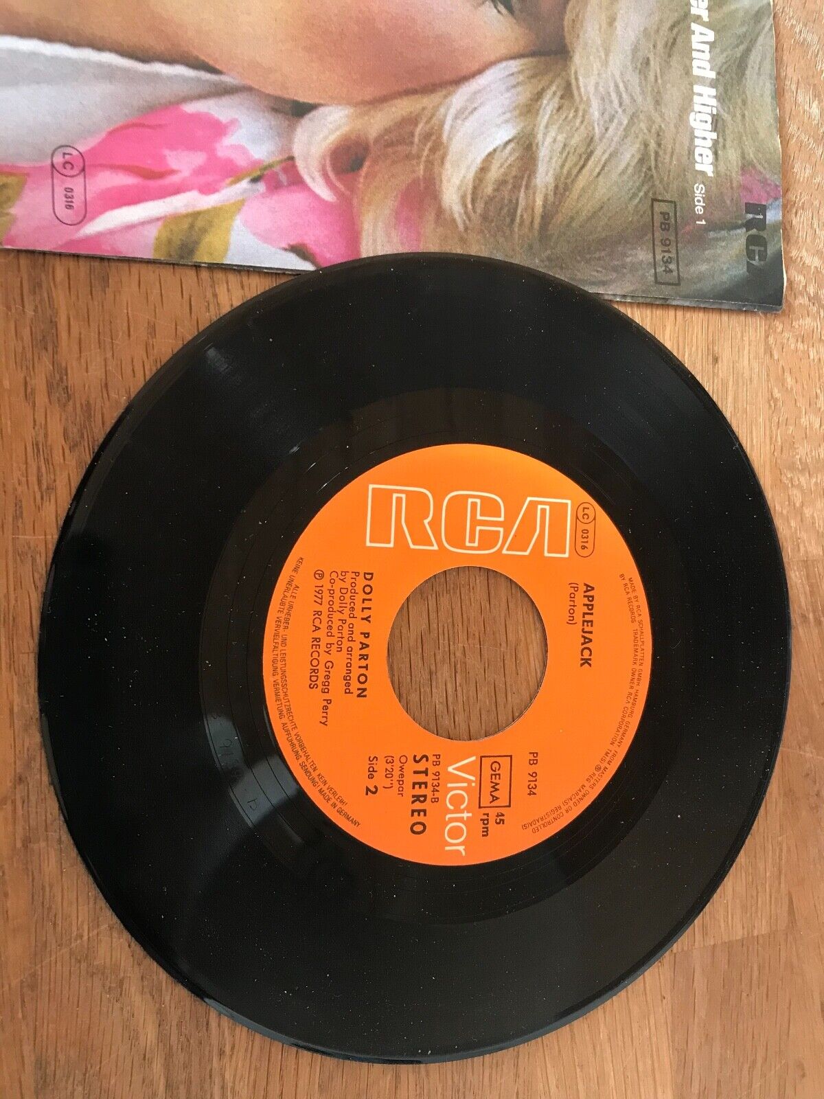 DOLLY PARTON "(YOUR LOVE HAS LIFTED ME) HIGHER AND HIGHER/APPLEJACK" RCA VICTOR*