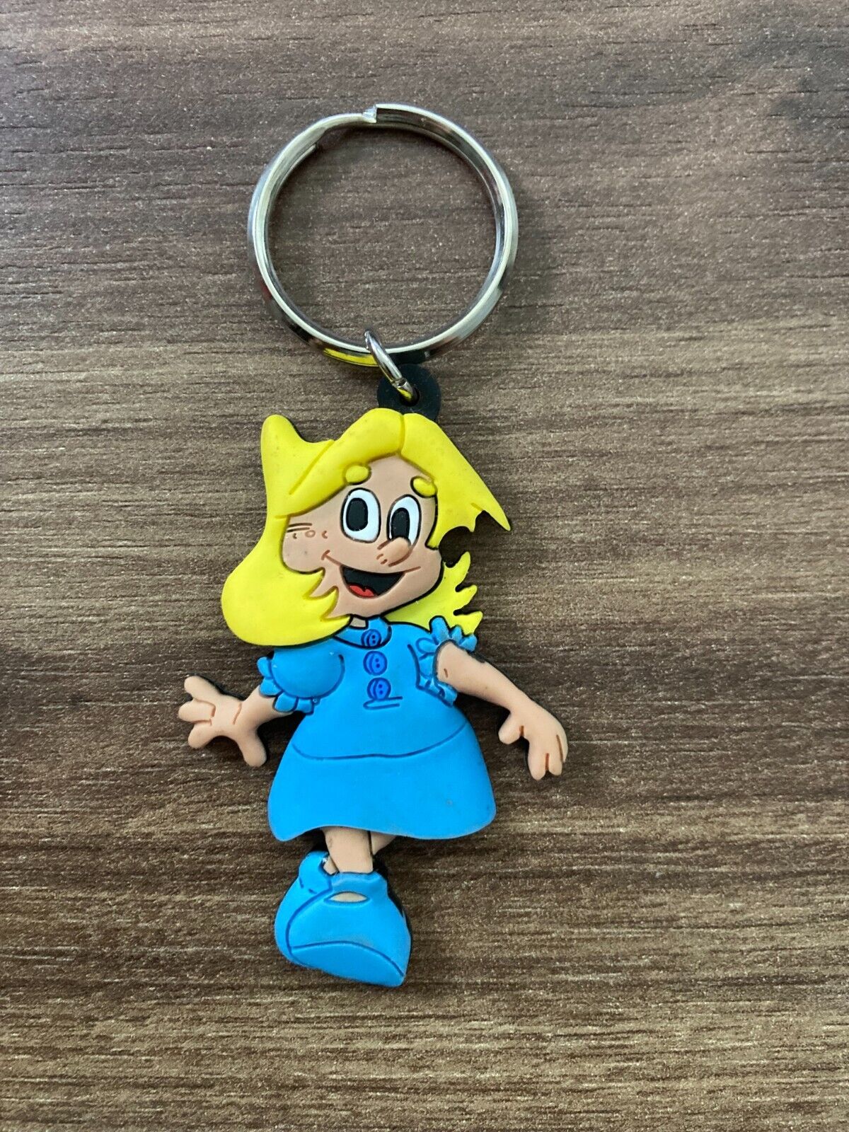 Vintage 2002 ZebbiZ Pixeline Blonde Girl Keychain by Studio 1-2