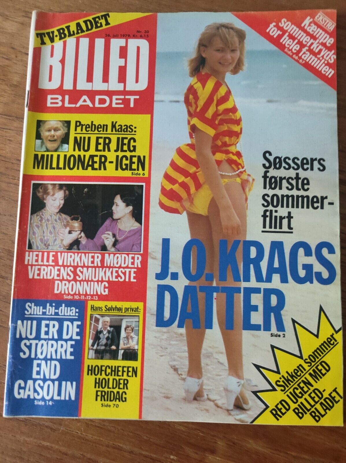 SHU-BI-DUA Kaas JACKIE ONASSIS Ted Kennedy SØSSER 1979 Danish Magazine BB134