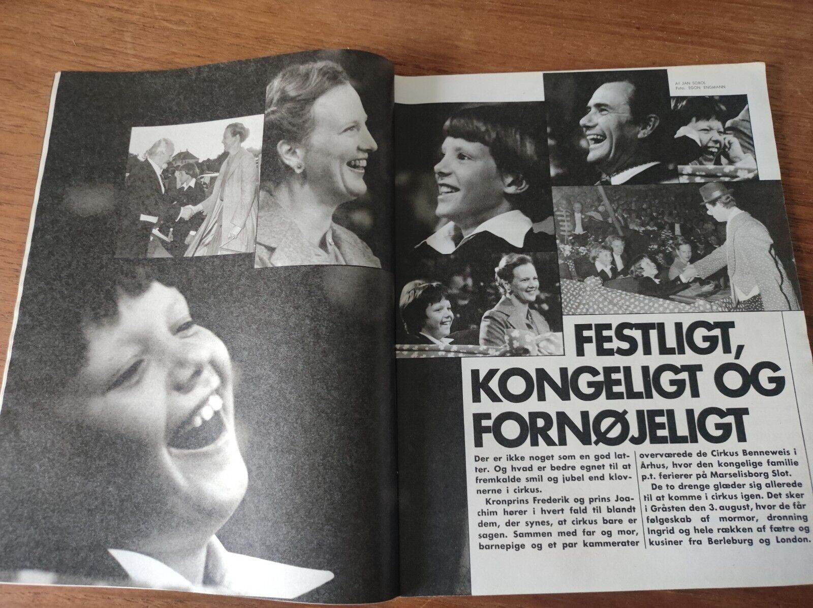 SHU-BI-DUA Kaas JACKIE ONASSIS Ted Kennedy SØSSER 1979 Danish Magazine BB134