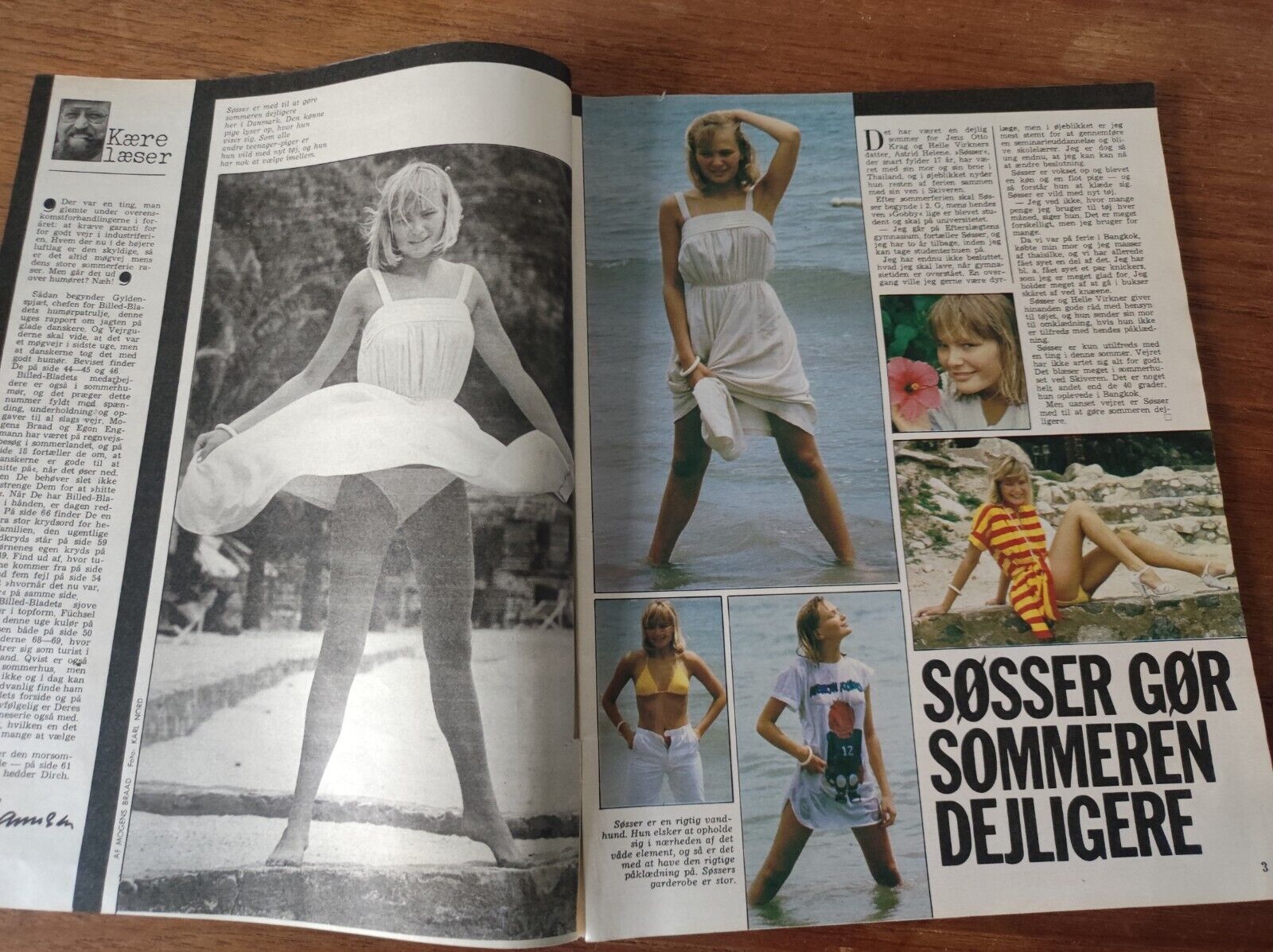 SHU-BI-DUA Kaas JACKIE ONASSIS Ted Kennedy SØSSER 1979 Danish Magazine BB134