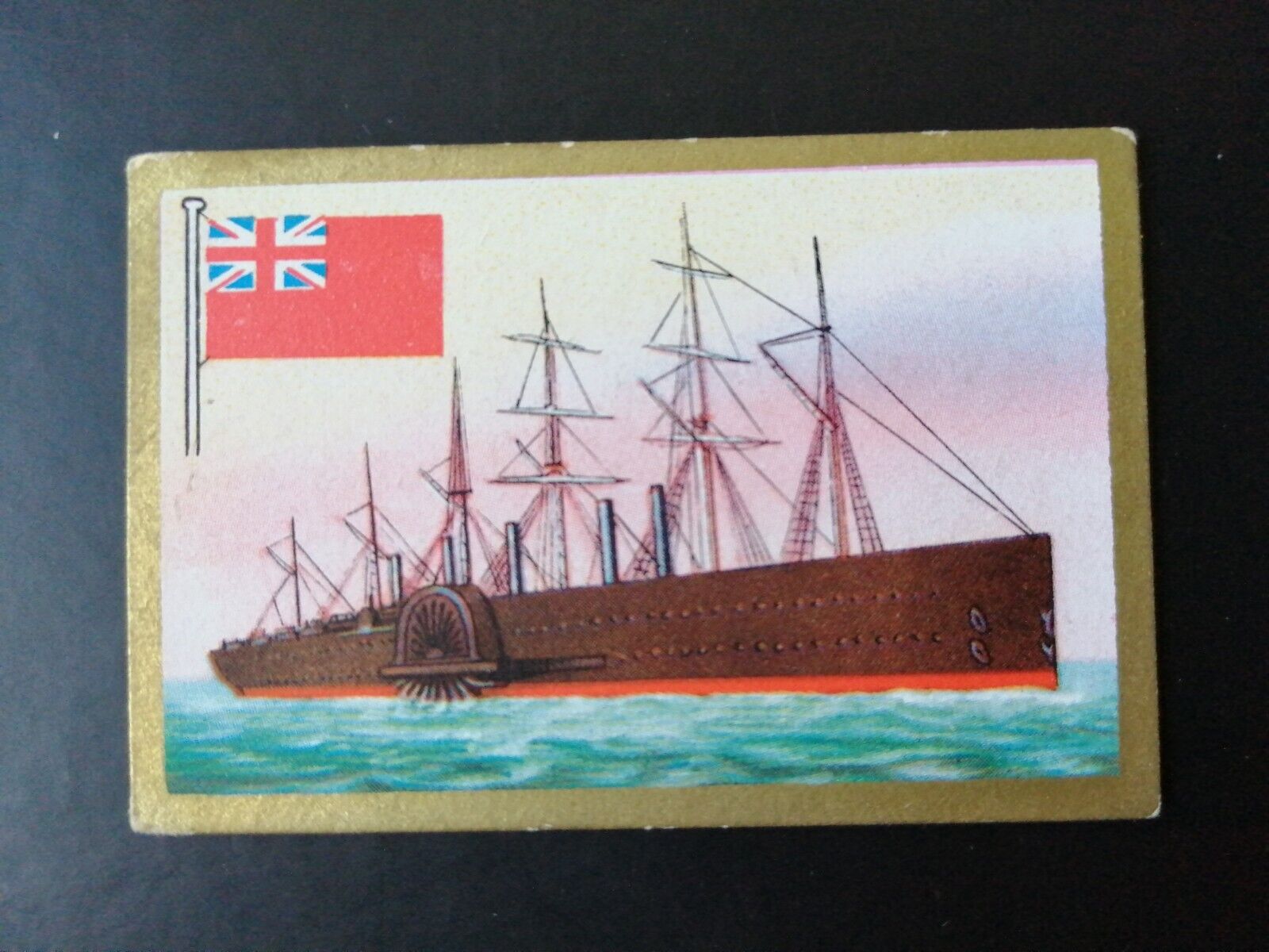 German SABA tobacco ship trading card 1931-33No 25 " Great Eastern" England