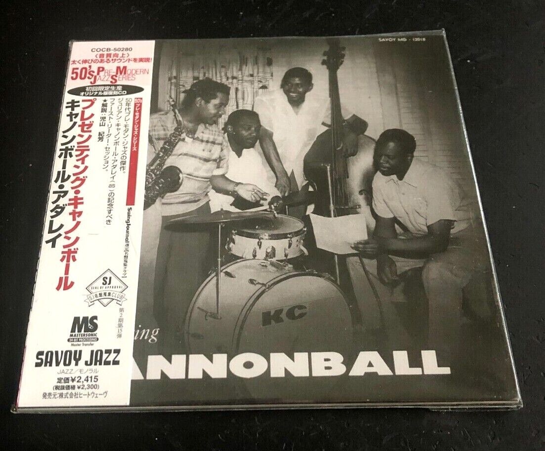 CANNONBALL ADDERLEY ''PRESENTING CANNONBALL'' - MINI LP JAPAN CD - SAVOY