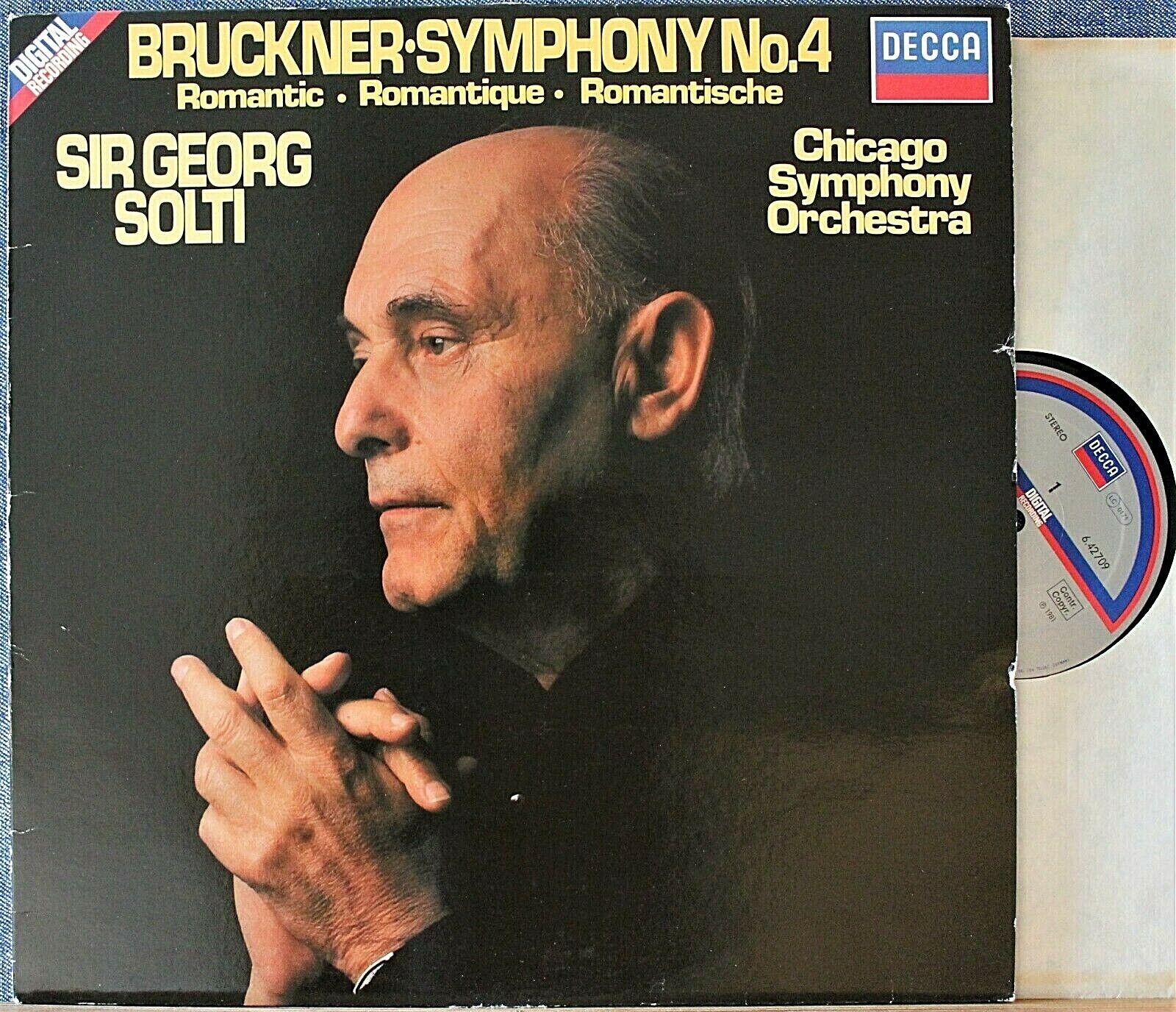 Solti Bruckner (Symphony 4) Decca 642709 NM