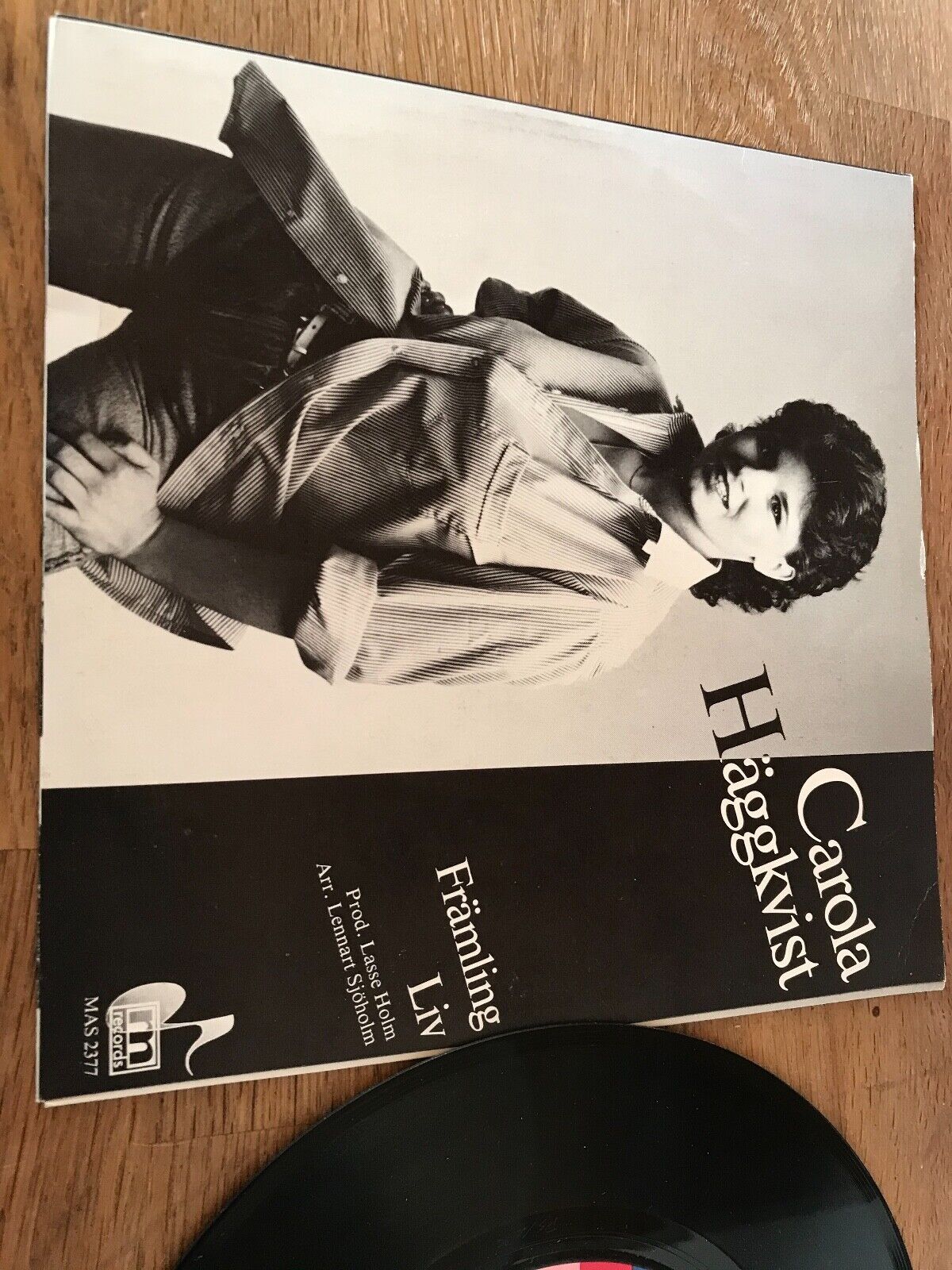 CAROLA "FRÂMLING / LIV" 1983 7 VINYL SINGLE NCB SWEDISH PRESSING 1983 EUROVISION