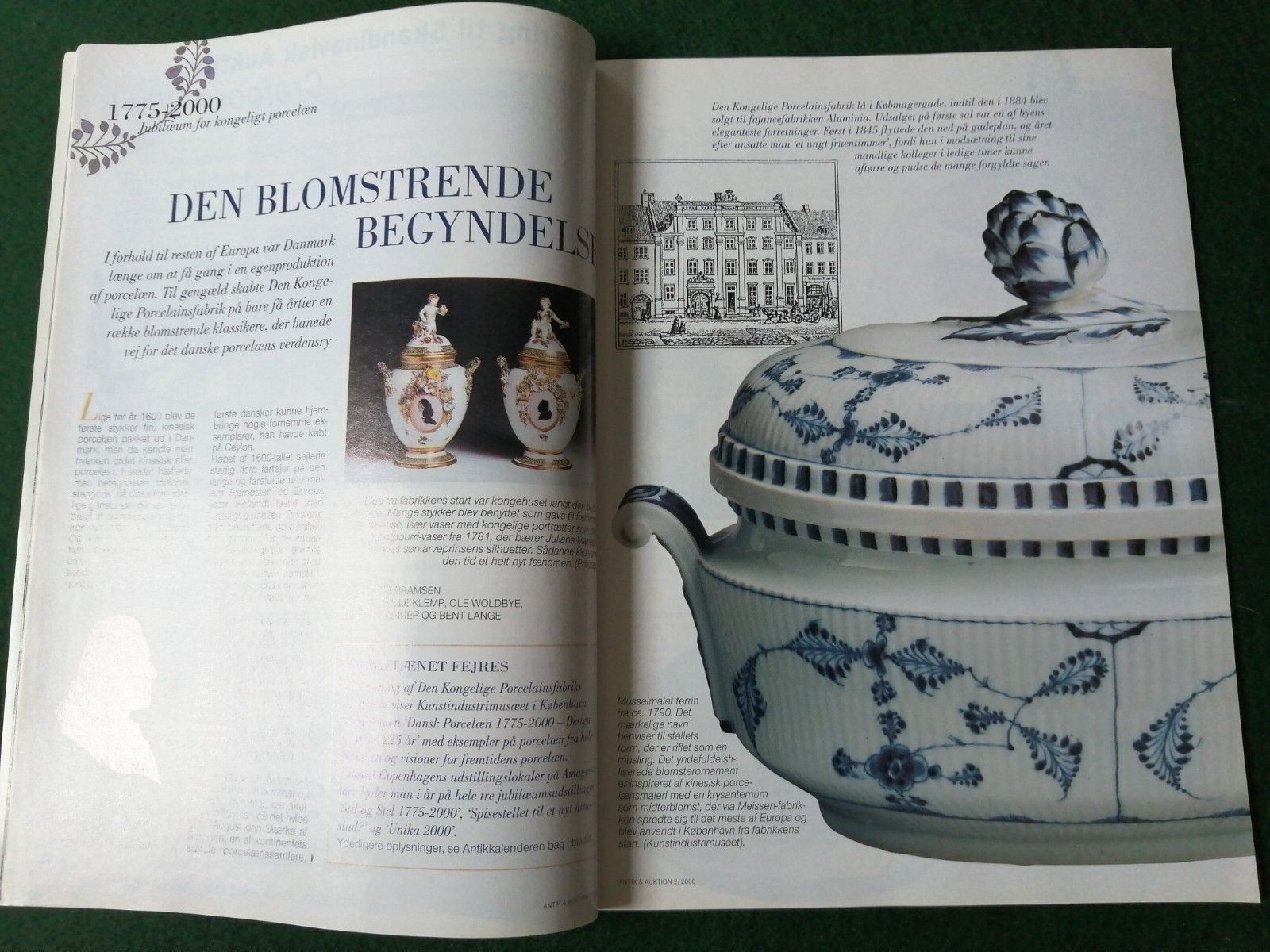 Danish magazineANTIK  AUKTIONFrom 2000Danish furnitureRoyal Tapestries