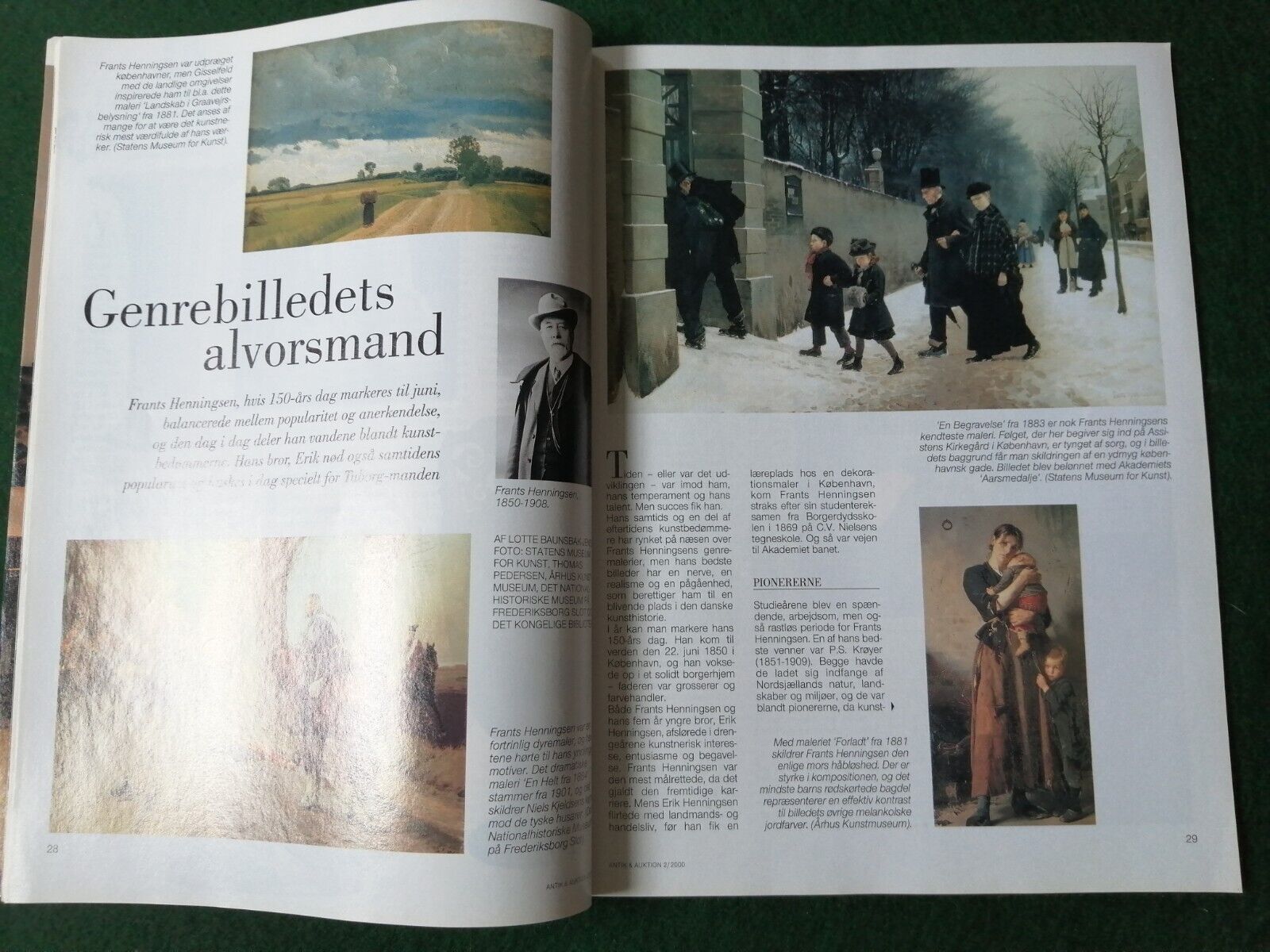 Danish magazineANTIK  AUKTIONFrom 2000Danish furnitureRoyal Tapestries