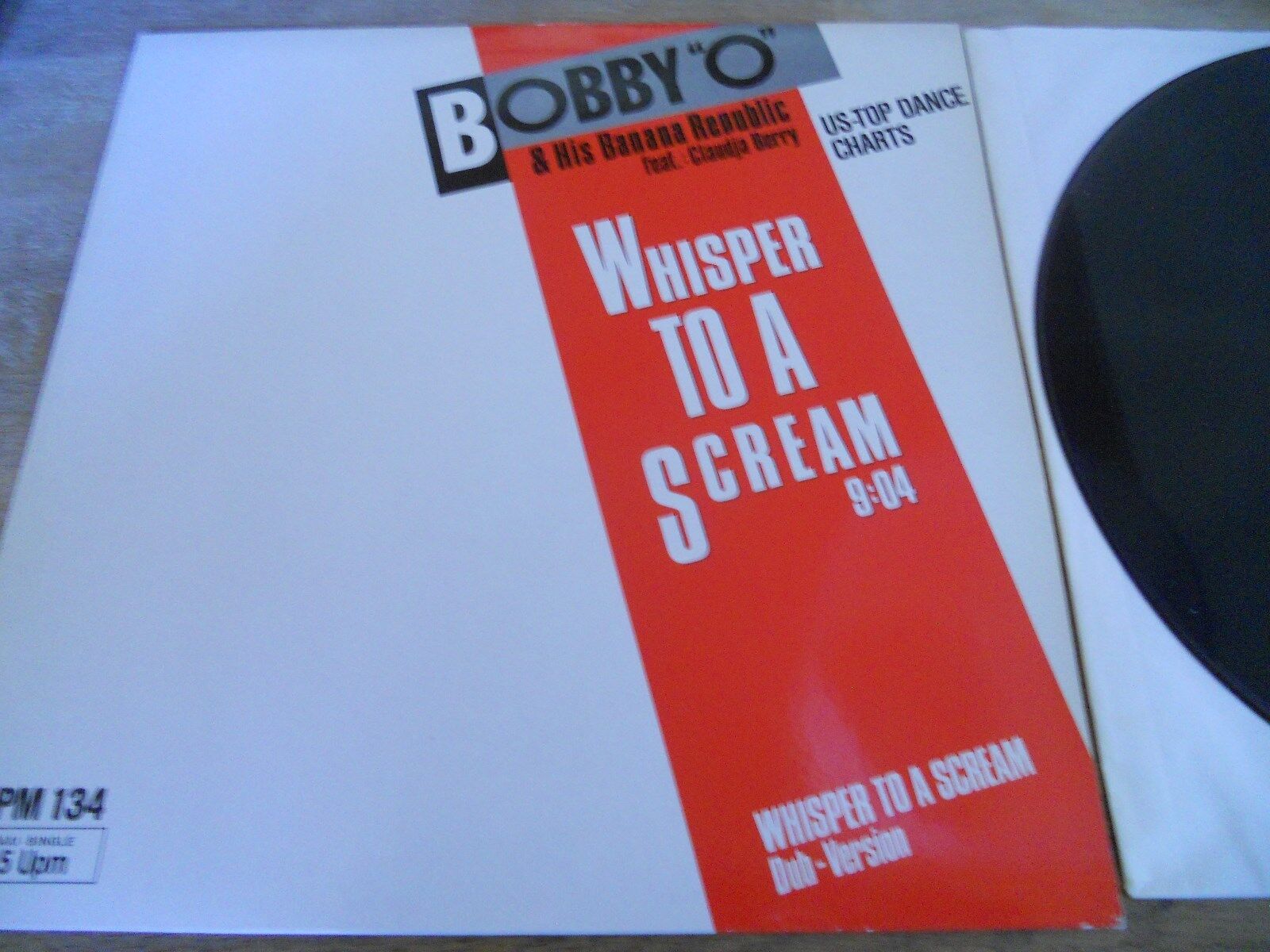 BOBBY "O"  HIS BANANA REPUBUBLIC "WHISPER TO A SCREAM" NCB DANISH 12" MEGA 12"*