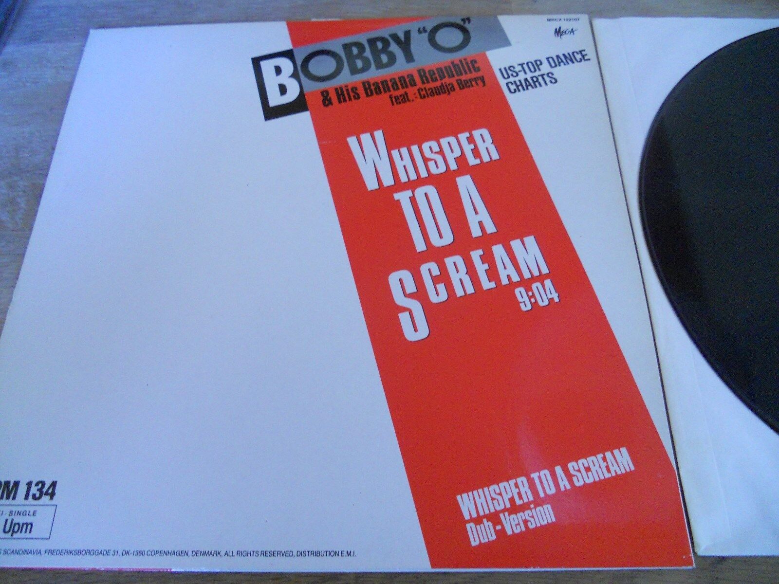 BOBBY "O"  HIS BANANA REPUBUBLIC "WHISPER TO A SCREAM" NCB DANISH 12" MEGA 12"*